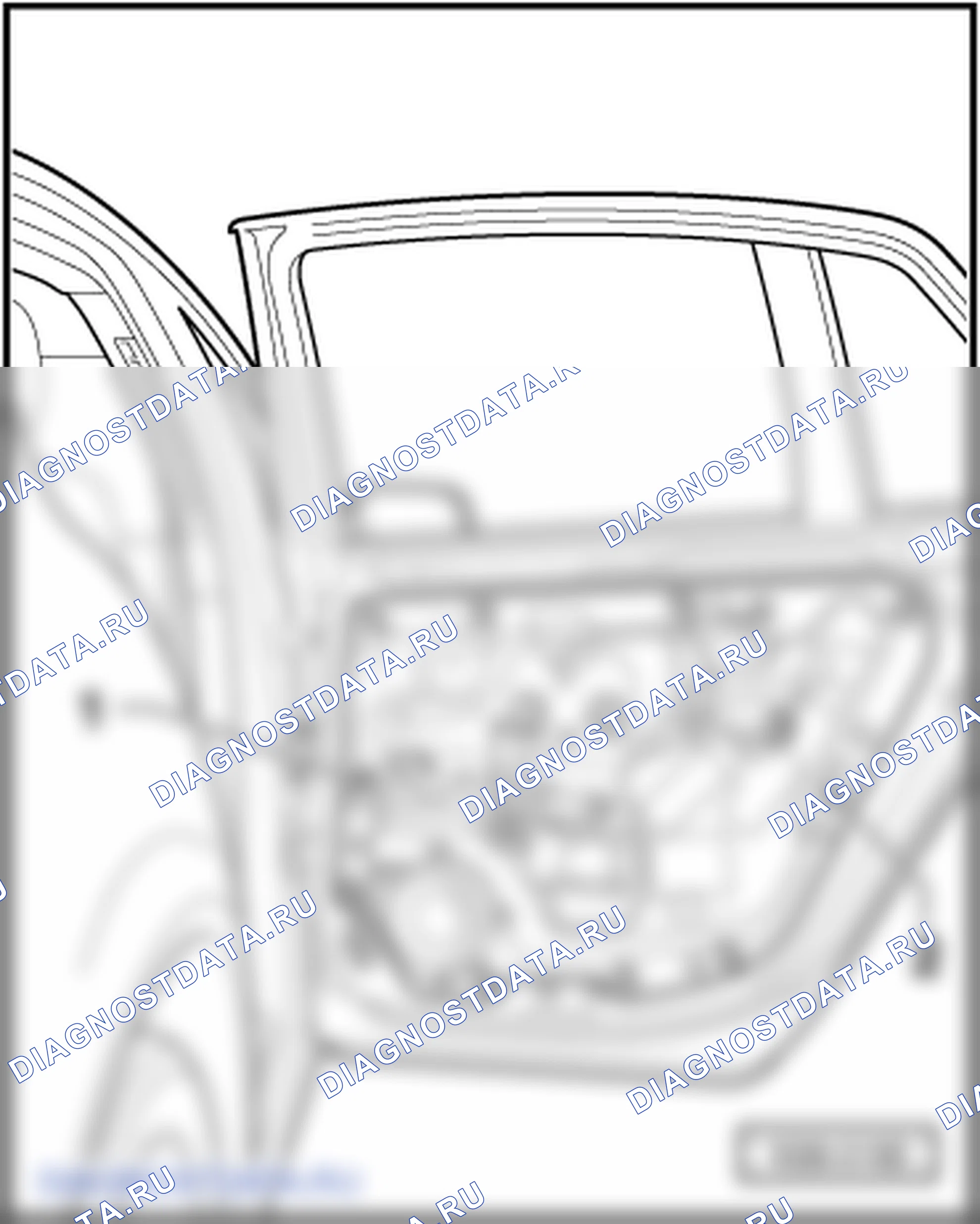 Задняя дверь. Volkswagen Phaeton I
