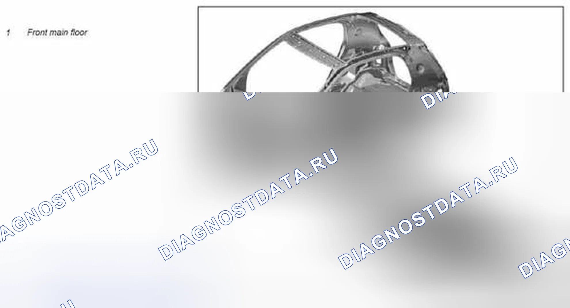 Рис. 641: Частичная замена основного пола - AR63.40-P-1180MCC. Kia Soul I
