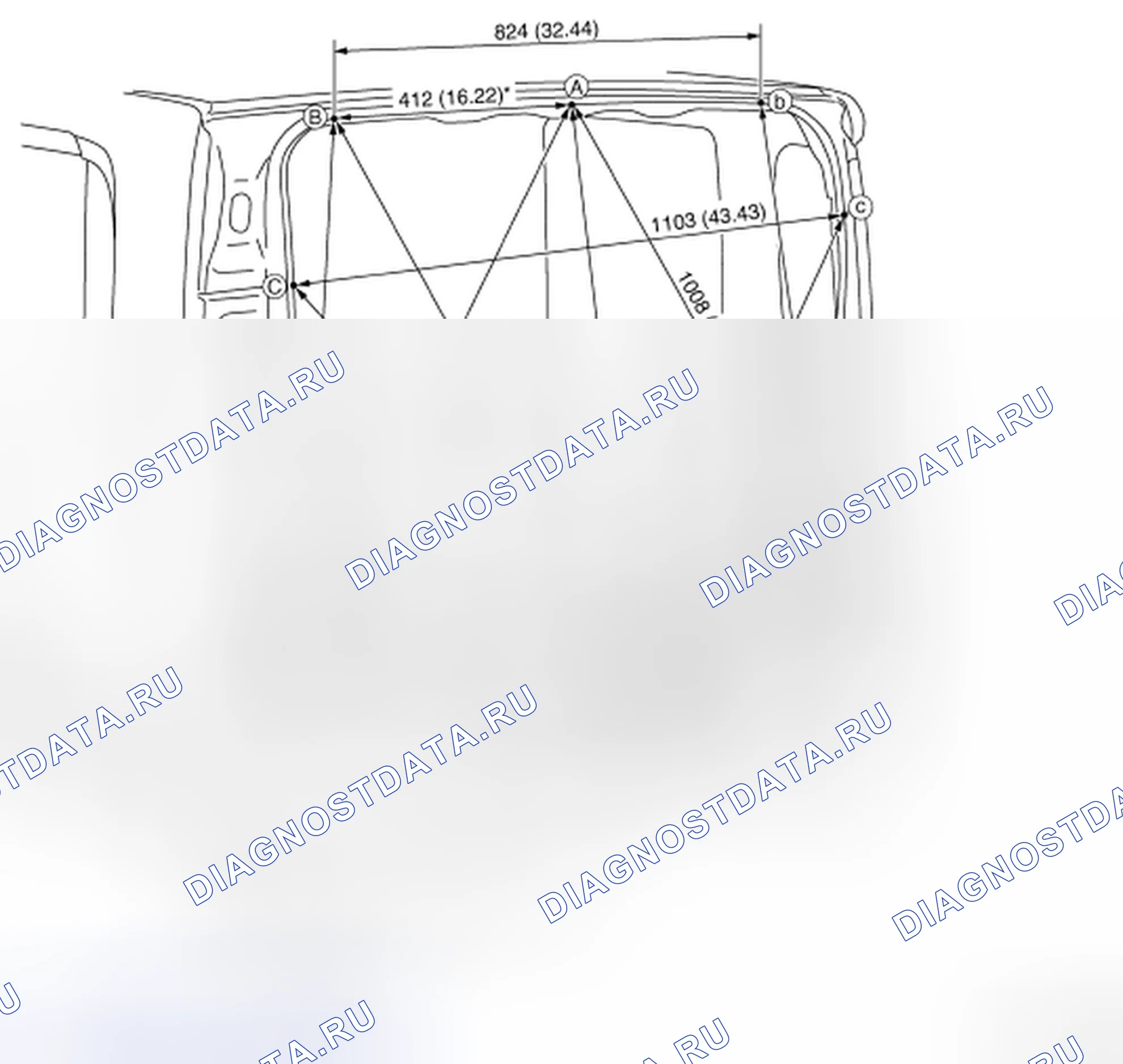 Рис. 138: ИЗМЕРЕНИЕ. Nissan Cube III