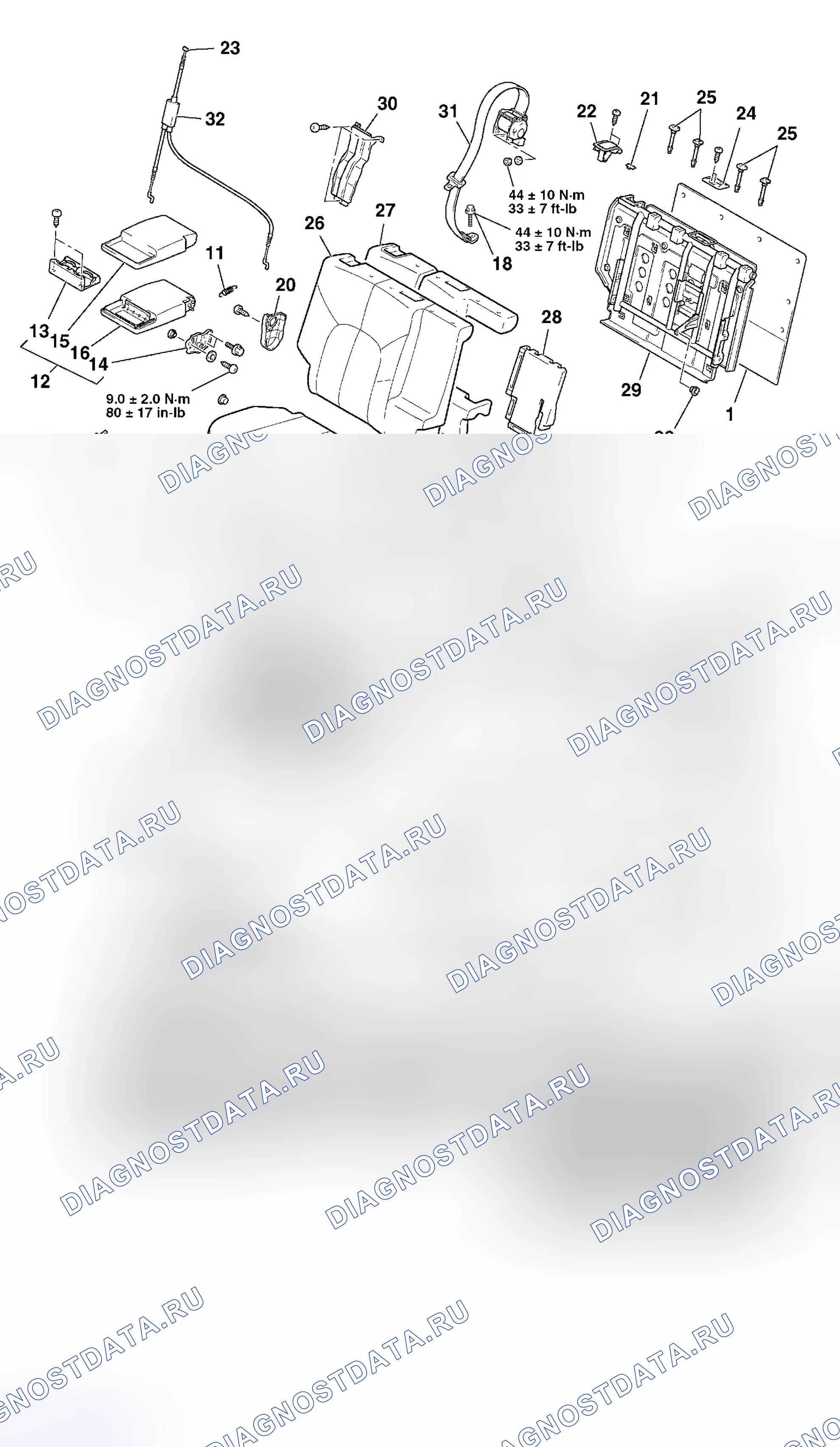 Рис. 54: < ПРАВАЯ СТОРОНА >. Mitsubishi Endeavor I
