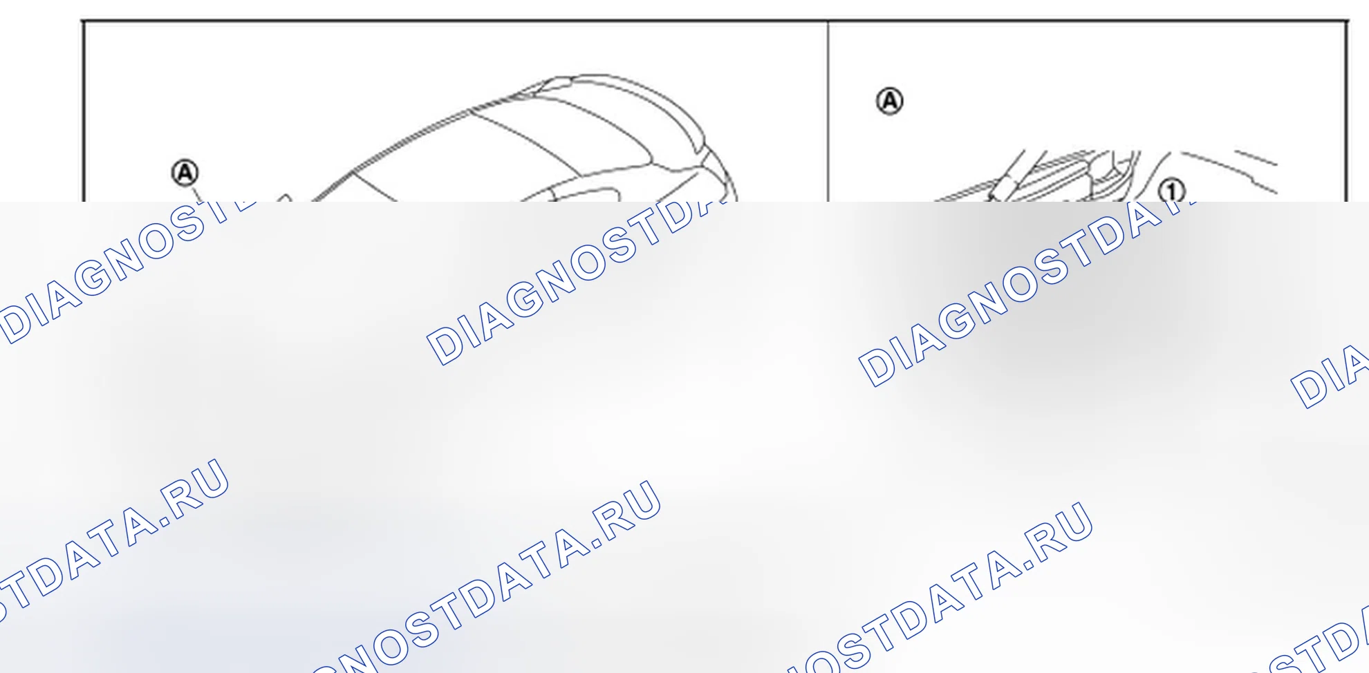 Рис. 104: Расположение компонентов. Infiniti Q60 I
