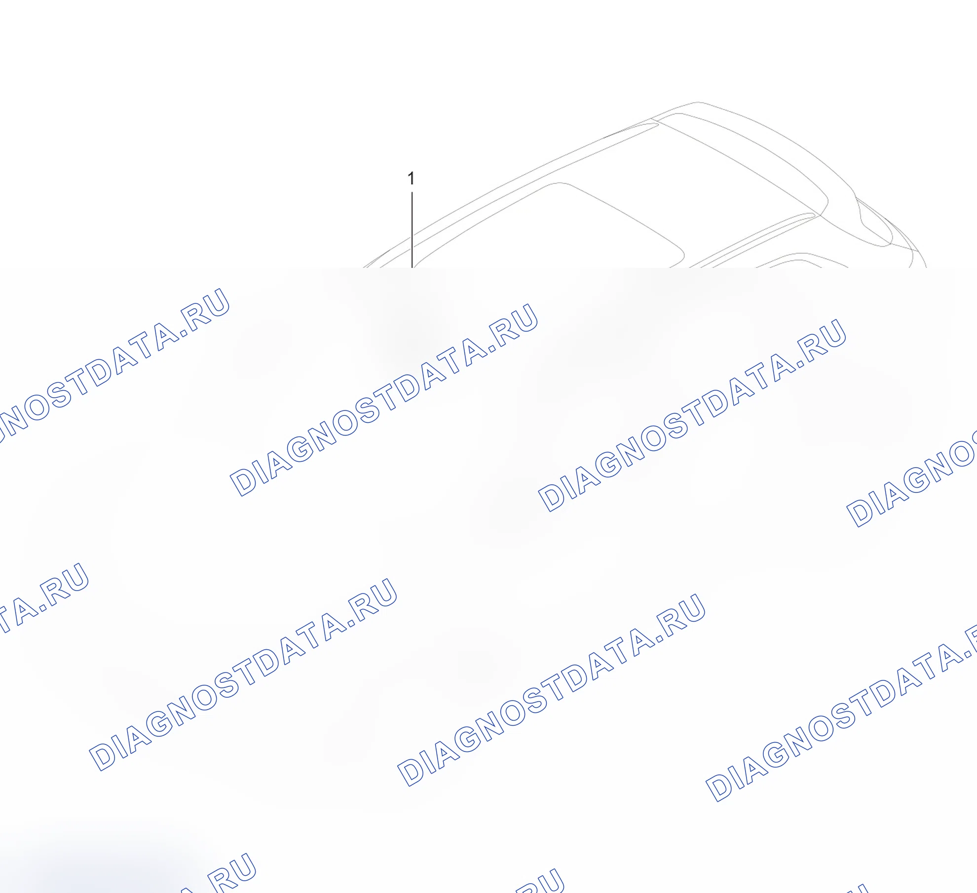 Схема расположения интеллектуальной системы переднего вида — Haval Jolion. Haval Jolion I
