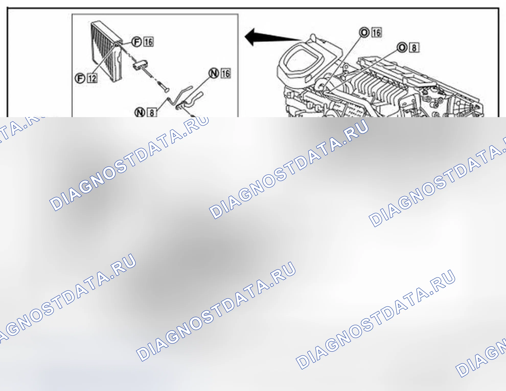 Рис. 41: СОЕДИНЕНИЕ УПЛОТНИТЕЛЬНОГО КОЛЬЦА И ХЛАДАГЕНТА. Infiniti G25 IV рестайлинг