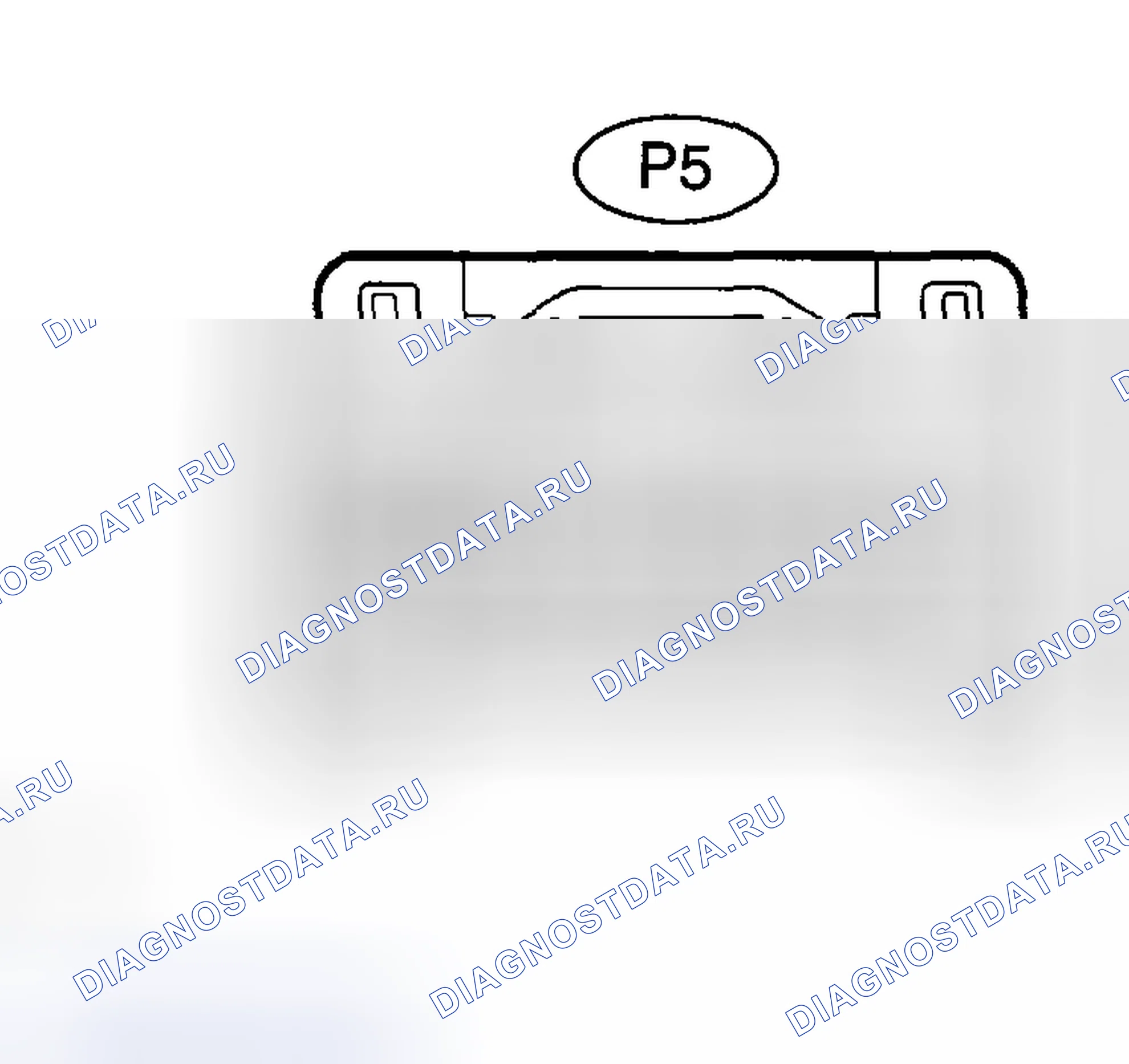 Рис. 2: КЛЕММЫ ЭБУ. Toyota Highlander I рестайлинг