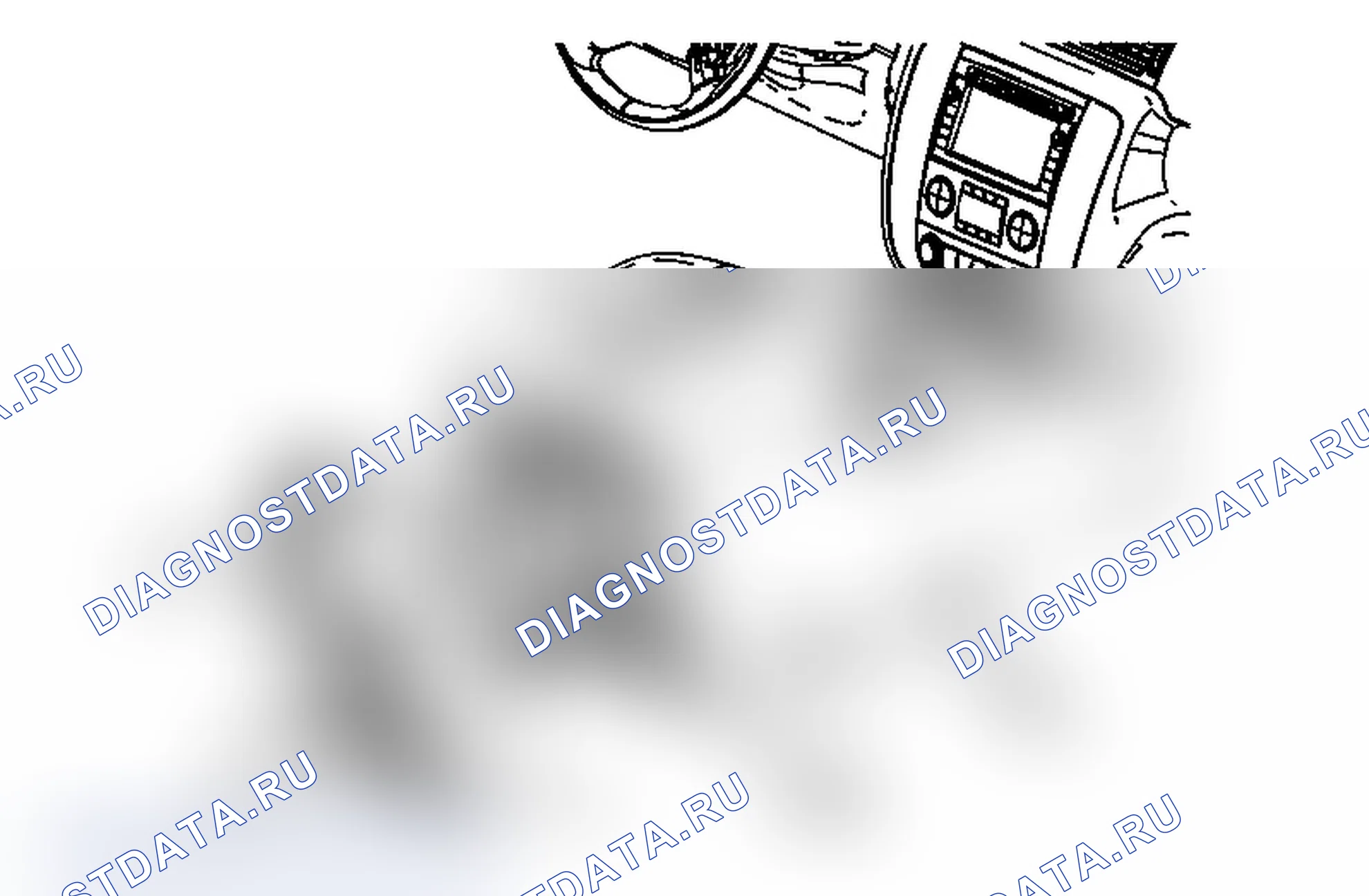 Рис. 174: Замена задней обрезной пластины консоли. Chevrolet Tahoe III
