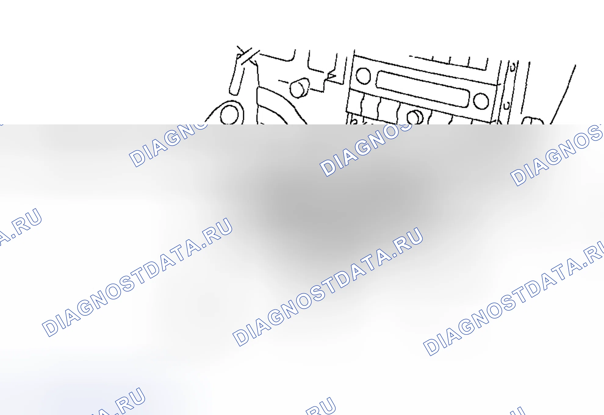 Рис. 86: ДЕМОНТАЖ ПЕРЕДНЕГО БЛОКА КЛИМАТ-КОНТРОЛЯ. Mazda MPV II рестайлинг