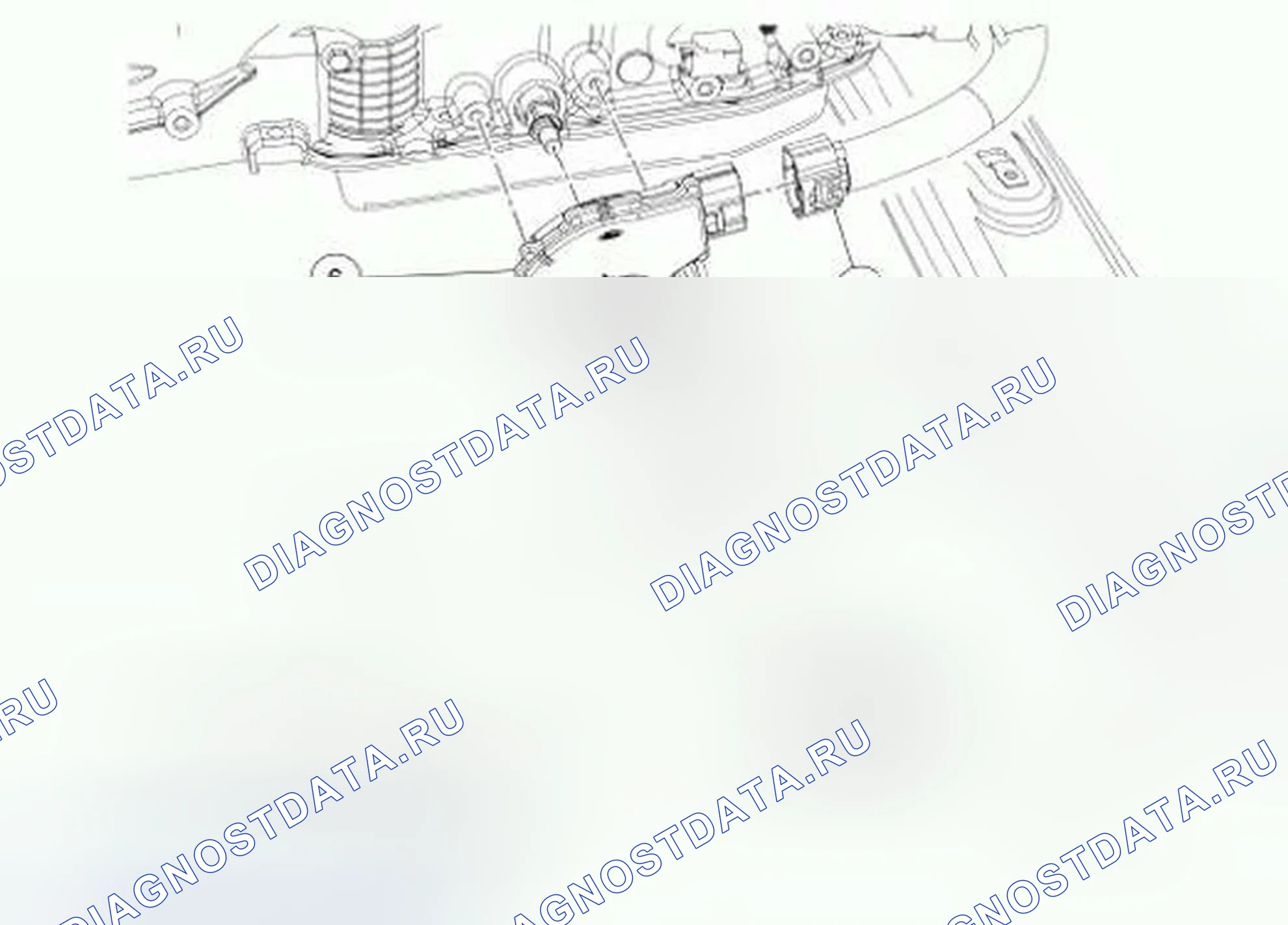 Рис. 171: Датчик диапазона передачи (Tr). Ford Econoline E250 