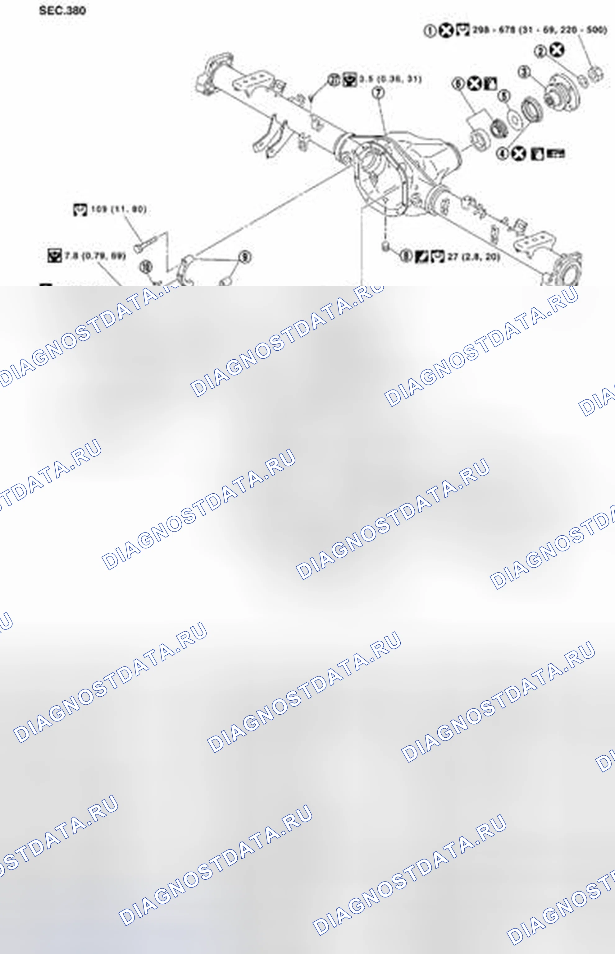 Рис. 135: КОМПОНЕНТЫ. Suzuki Equator I