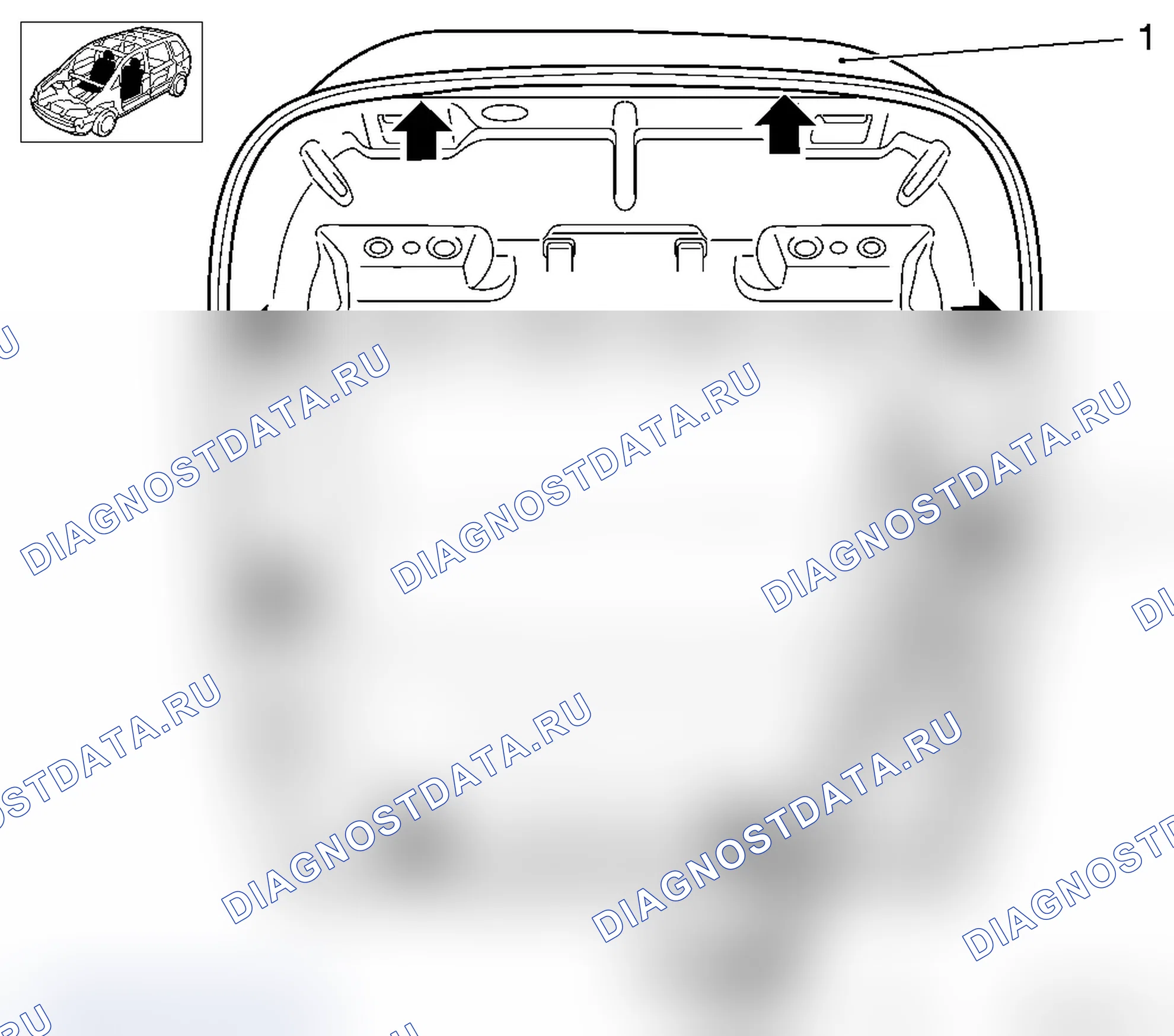 Заменить переднее сиденье с подвеской (каркас сиденья). Opel Zafira B