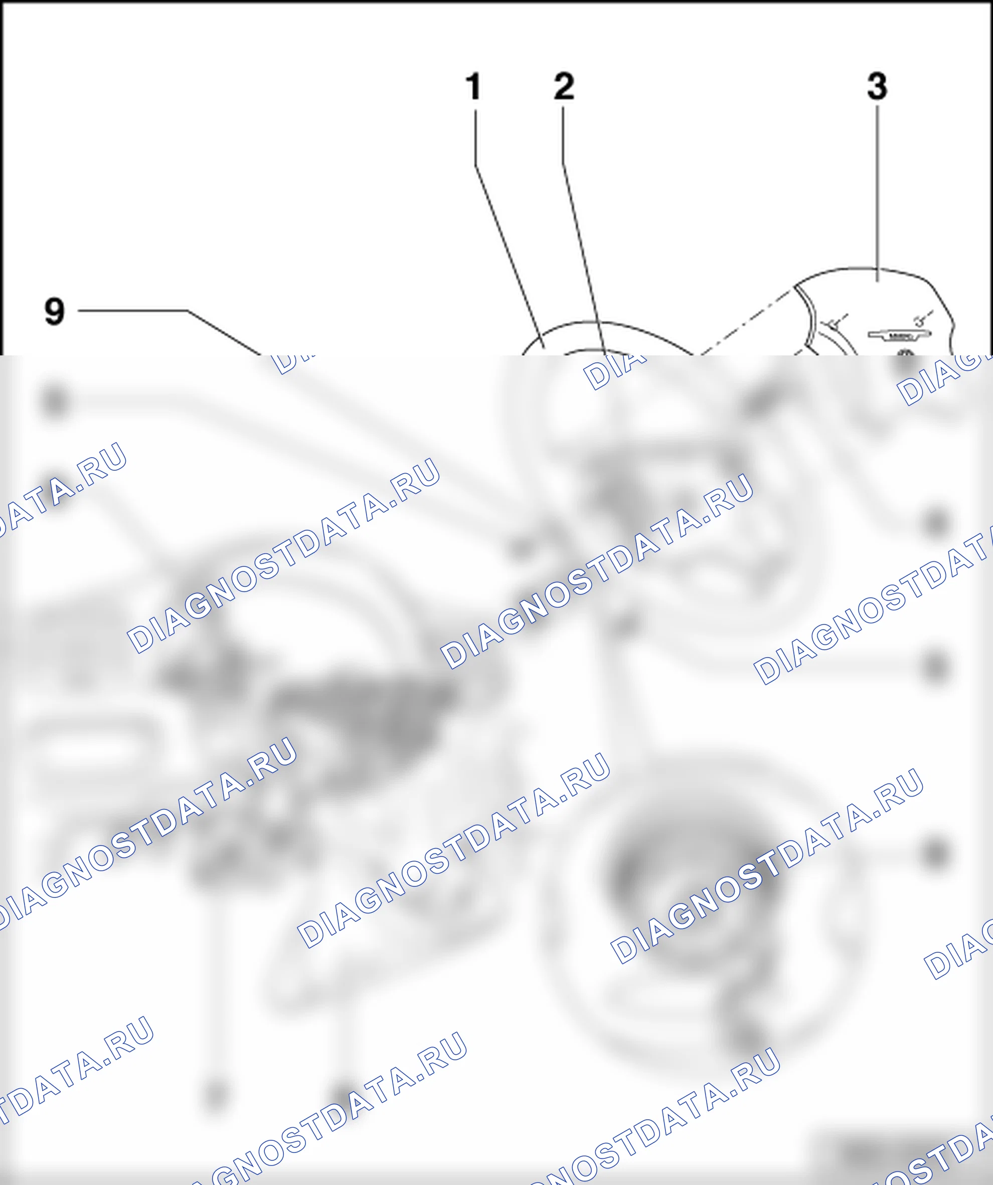 Переключатель рулевой колонки. SEAT Alhambra I