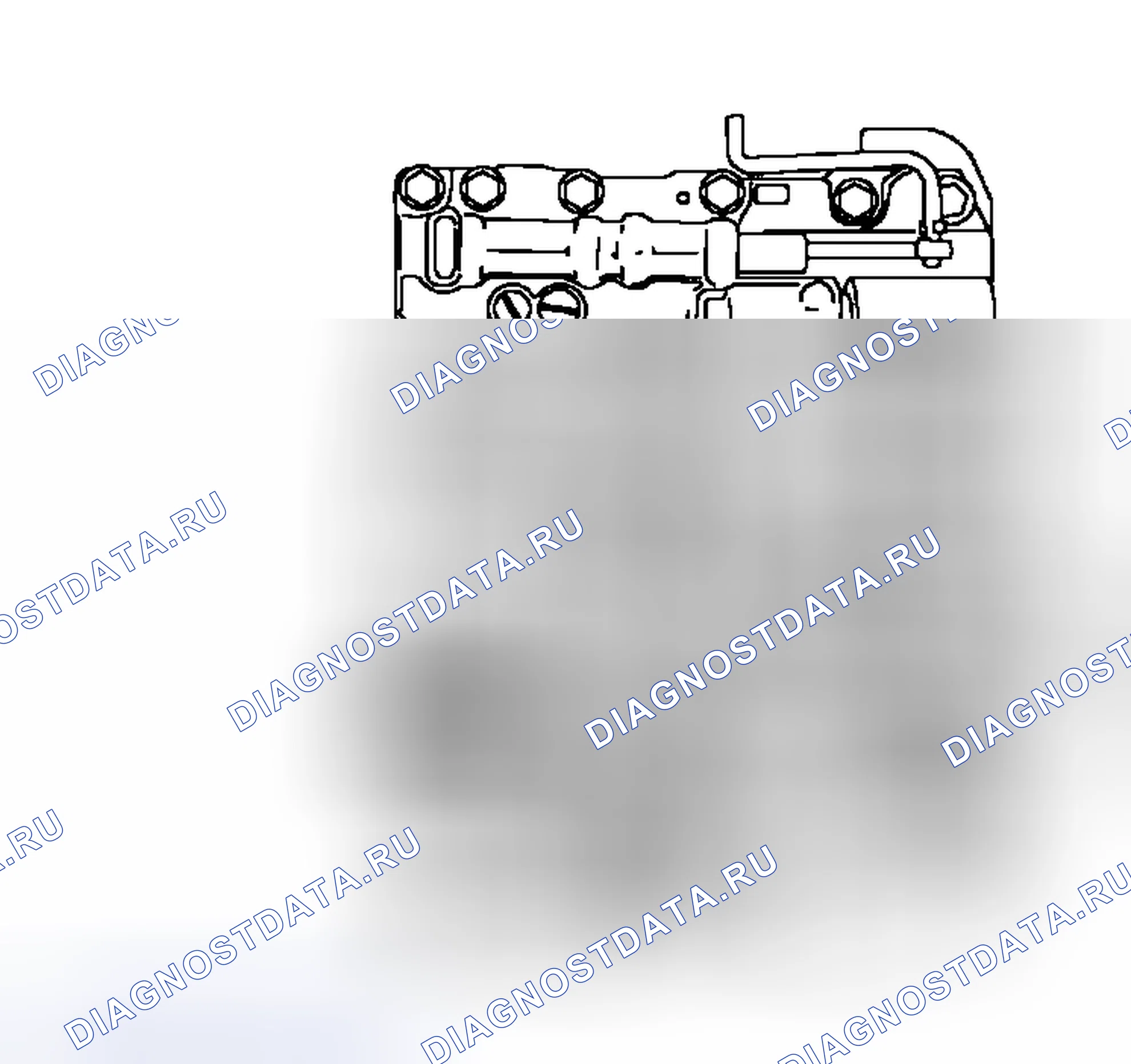 Рис. 120: Датчик температуры трансмиссионной жидкости (TFT). Hyundai Mistra II