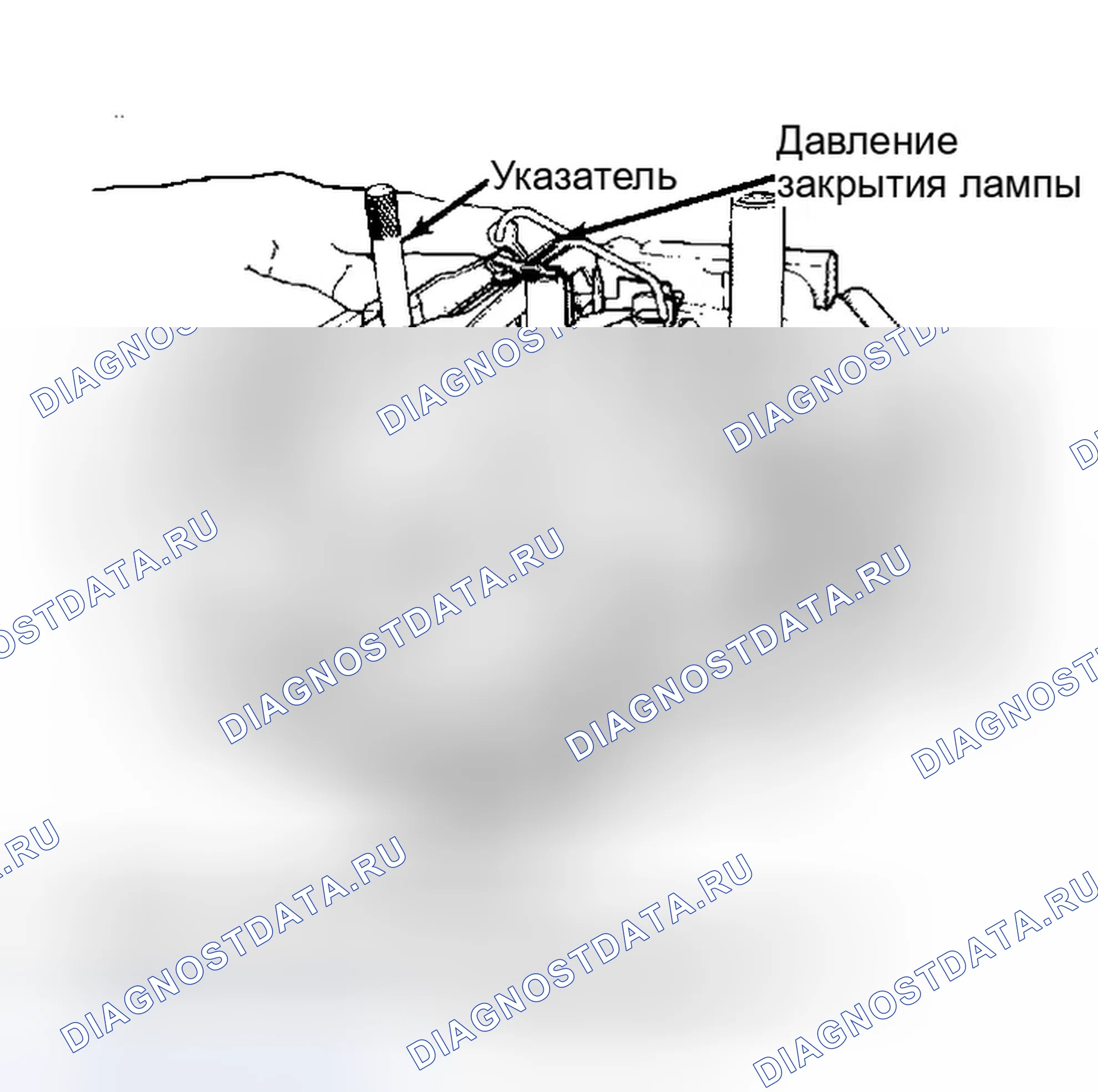 Рис. 17: Регулировка разгрузочного устройства штуцера. Dodge Diplomat I