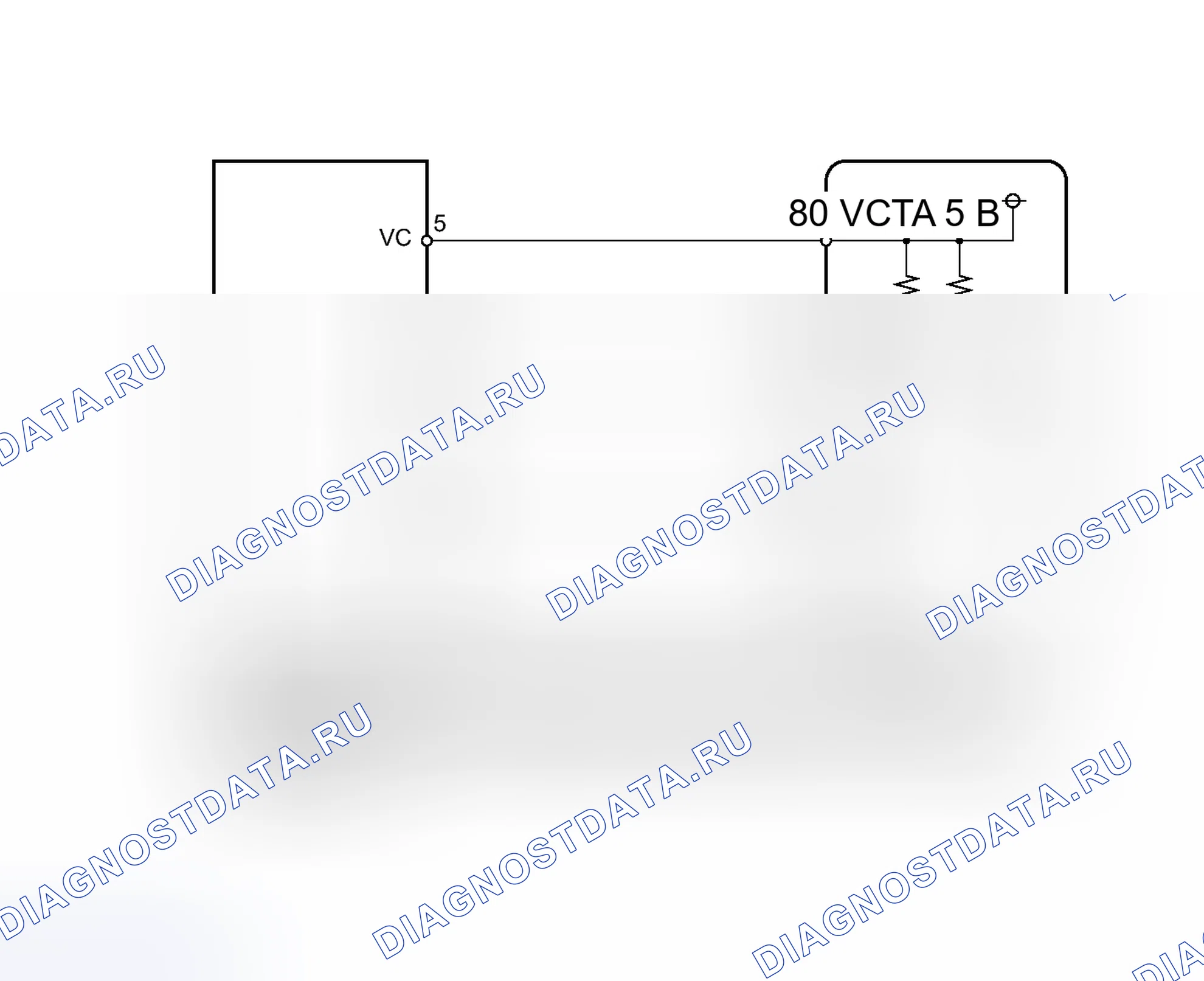 Рис. 468: электросхема. Toyota Venza I