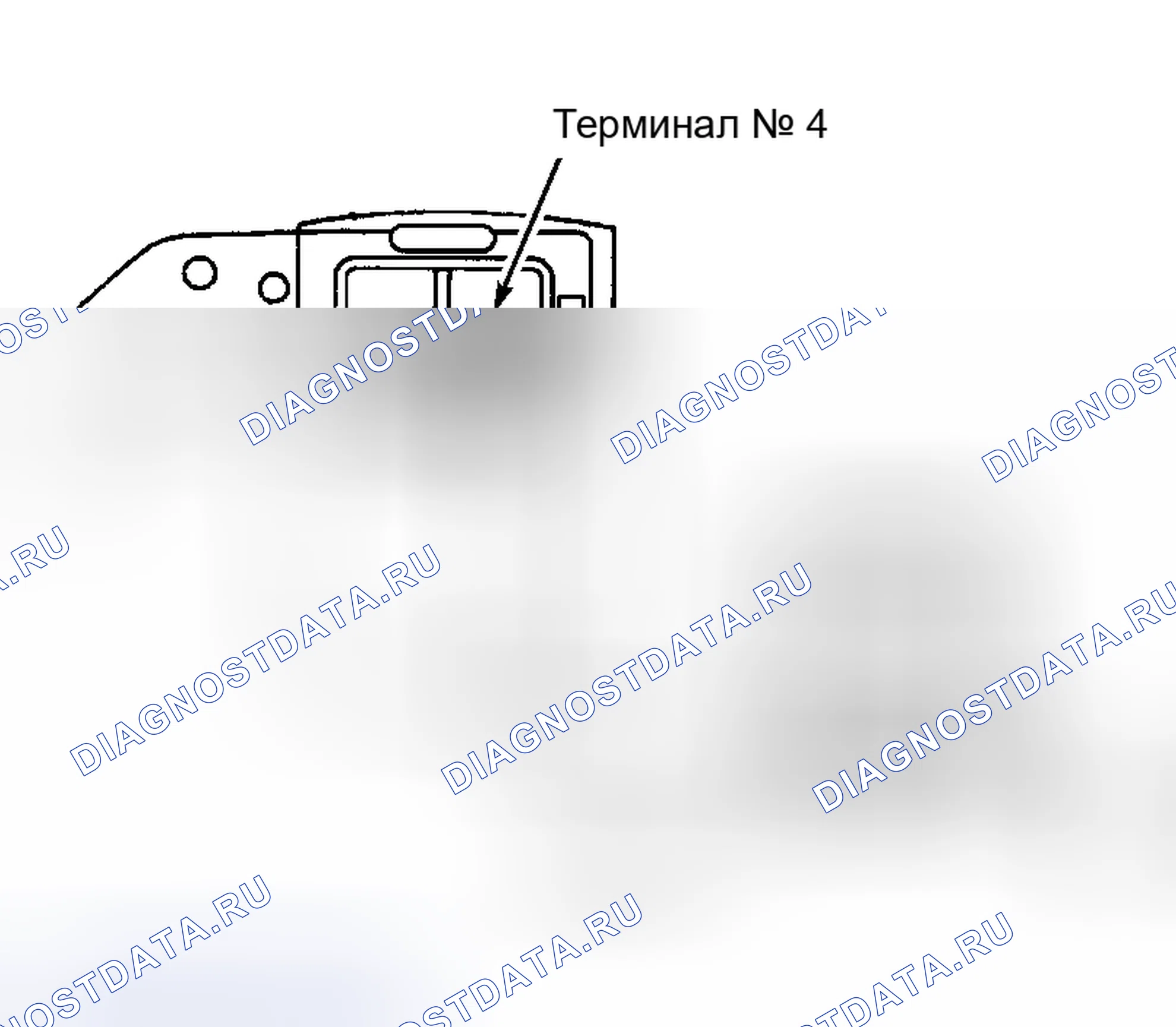 Рис. 58: ИСПЫТАНИЕ D: СОЛЕНОИД ЭЛЕКТРОННОГО РЕГУЛЯТОРА ДАВЛЕНИЯ. Mazda 2 II