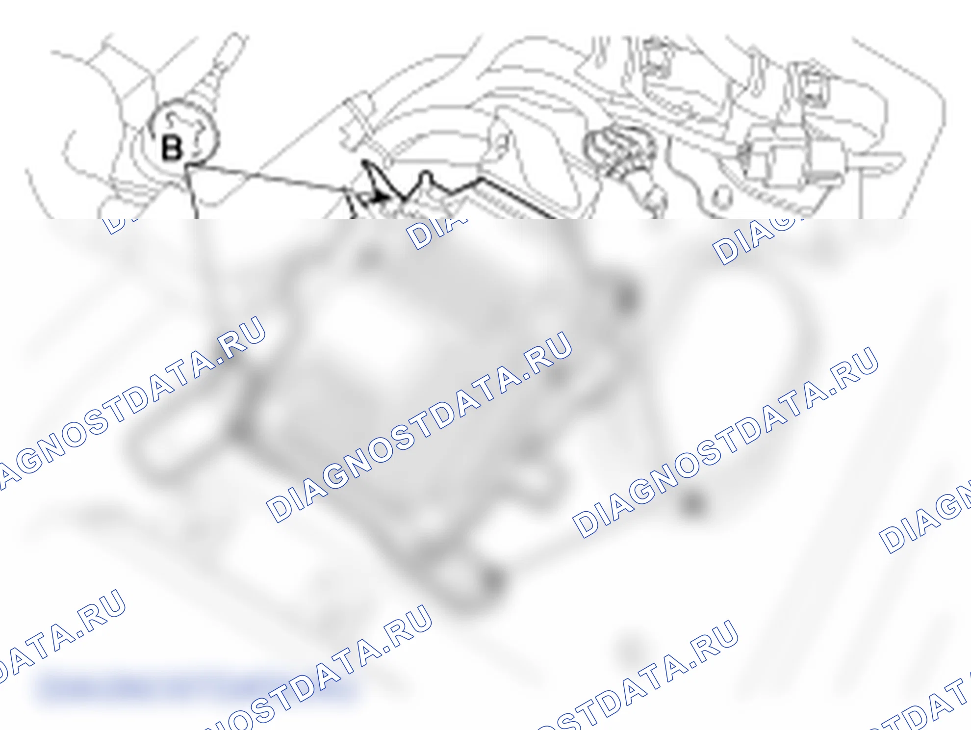 Снятие блока привода инжектора (IDB). Hyundai Genesis Coupe(Bk)-U.S. I