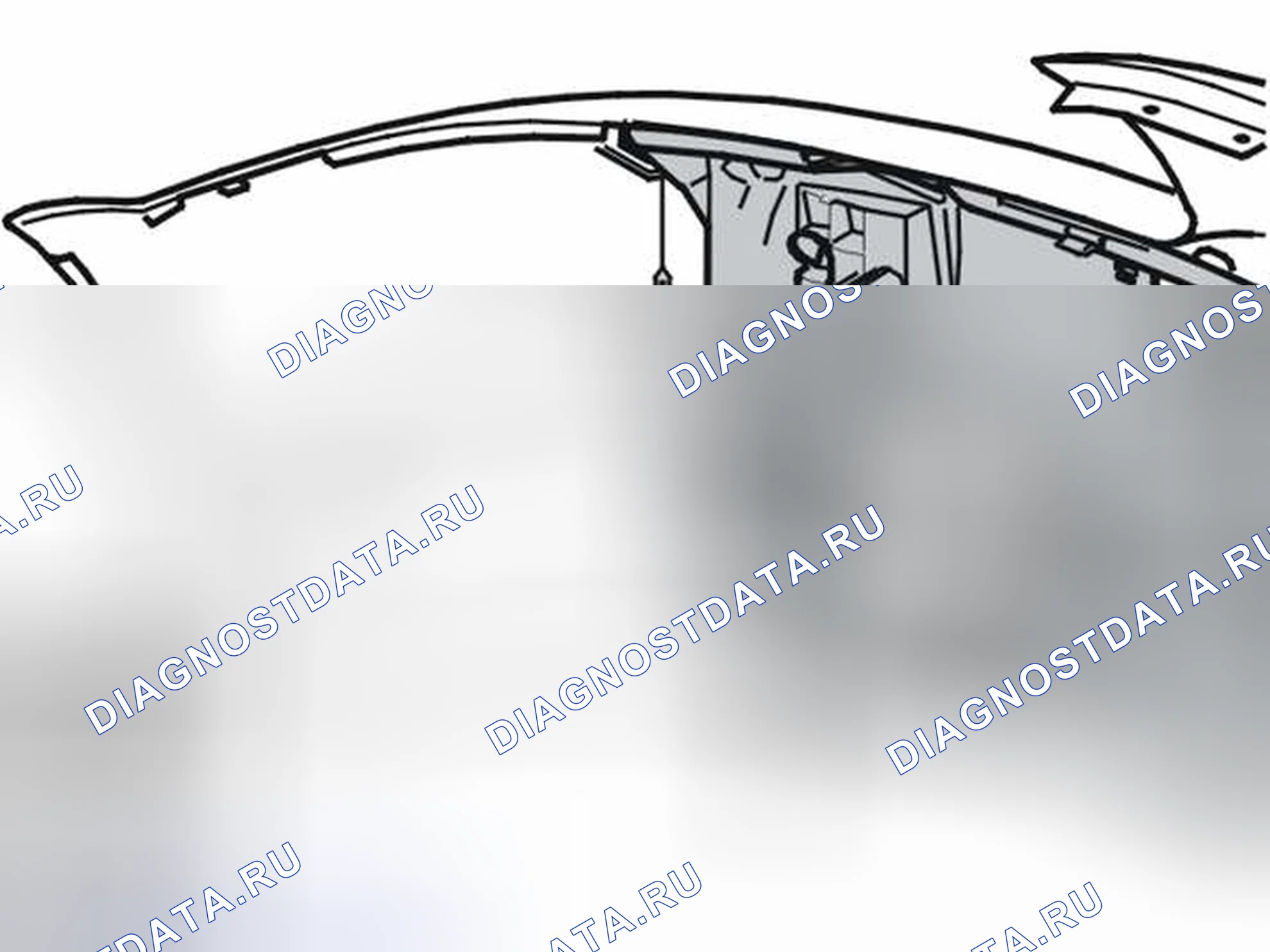 Рис. 595: Перенос задней секции. Volvo V70 II