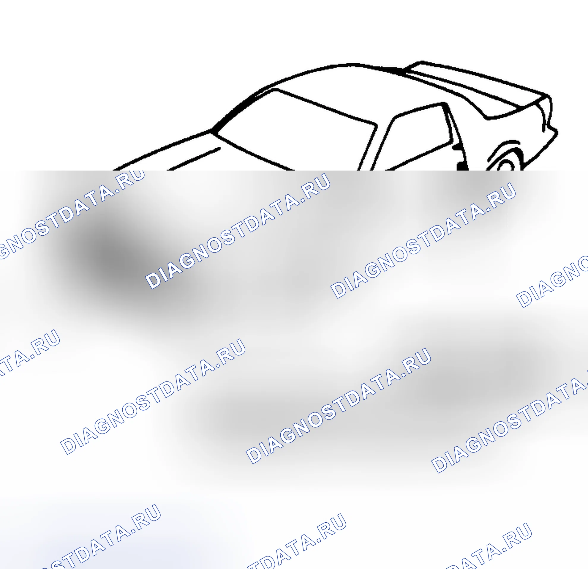 Рис. 8: РАСПОЛОЖЕНИЕ ИНФОРМАЦИОННЫХ МЕТОК. Hyundai Verna II