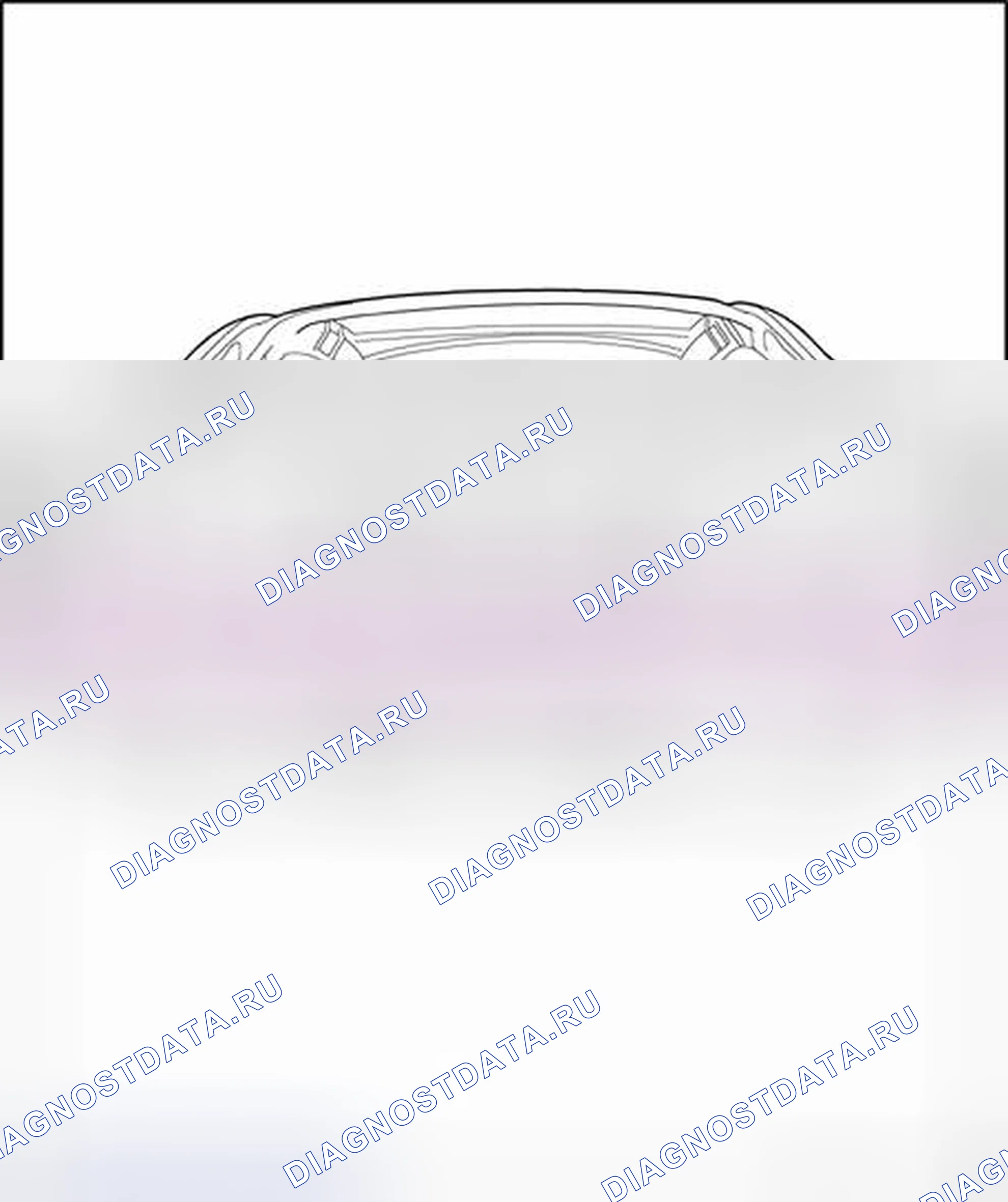 Рис. 92: 53 05 55 00 Армирование задней поперечной панели. Volkswagen Phaeton I