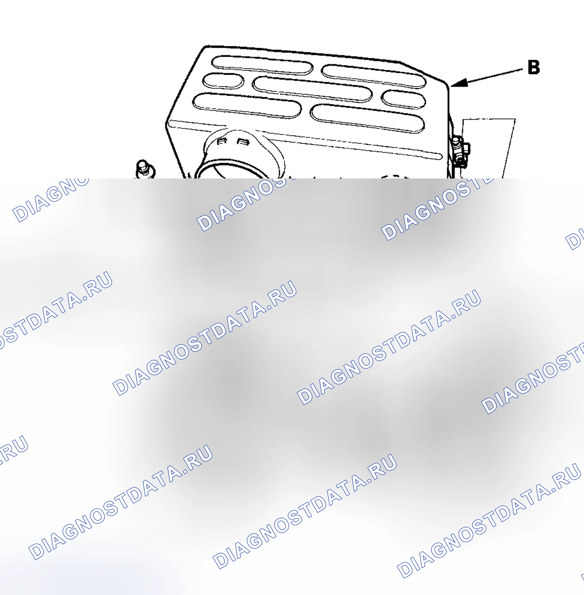 Рис. 79: Демонтаж/монтаж воздухоочистителя. Honda Ridgeline I
