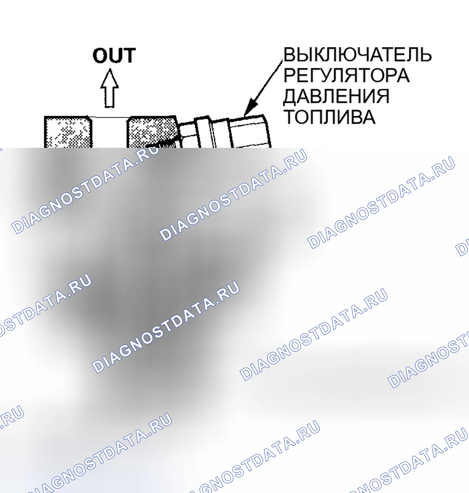 Рис. 117: Регулятор давления топлива P1. Honda Civic VII