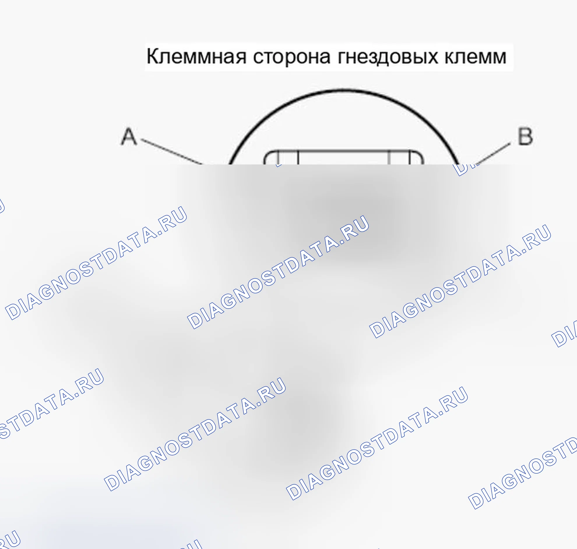 Рис. 253: Водонепроницаемые разъемы для системы SRS. Honda Ridgeline I рестайлинг