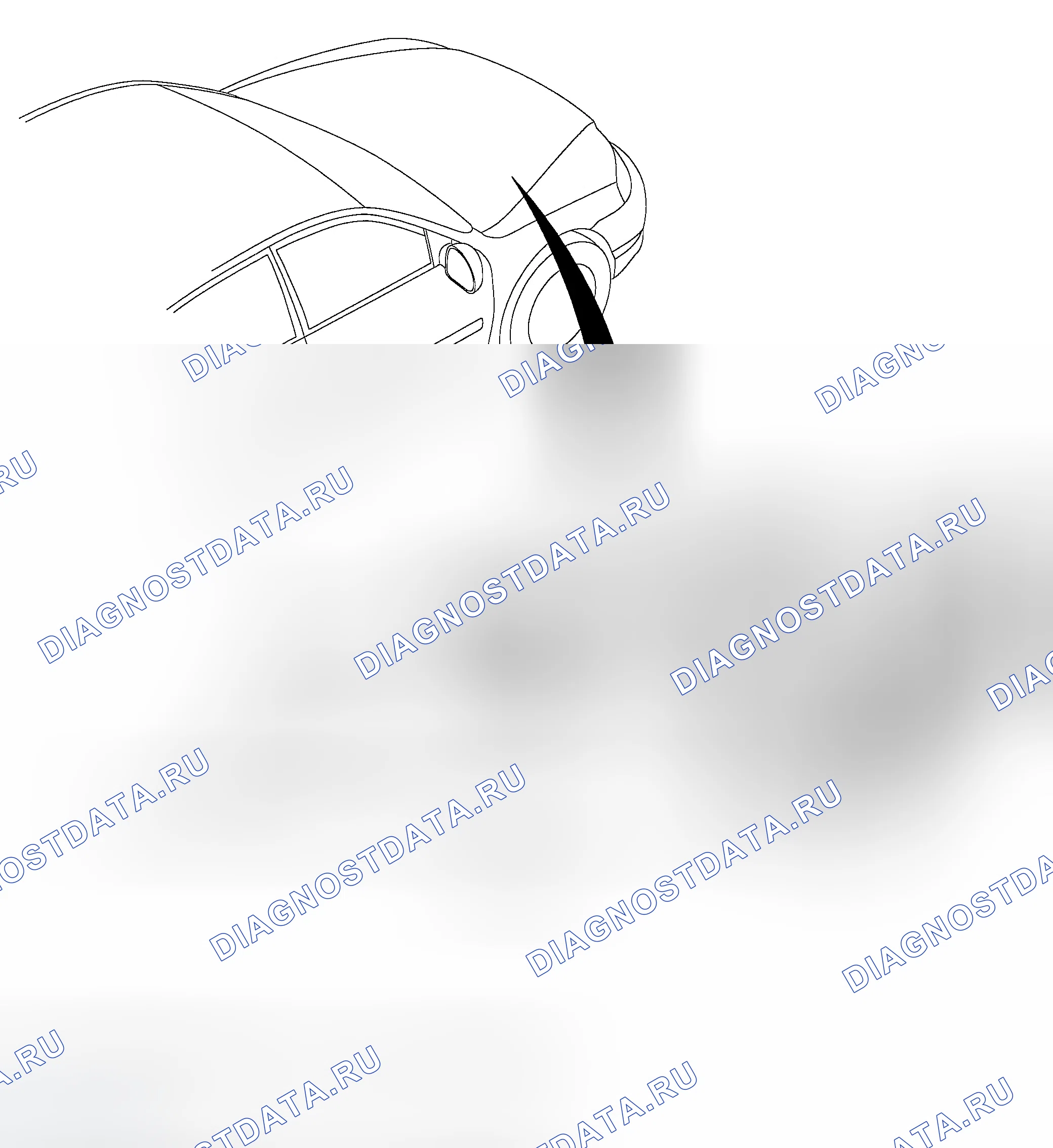Рис. 12: РАСПОЛОЖЕНИЕ КОМПОНЕНТОВ. Hyundai Accent II
