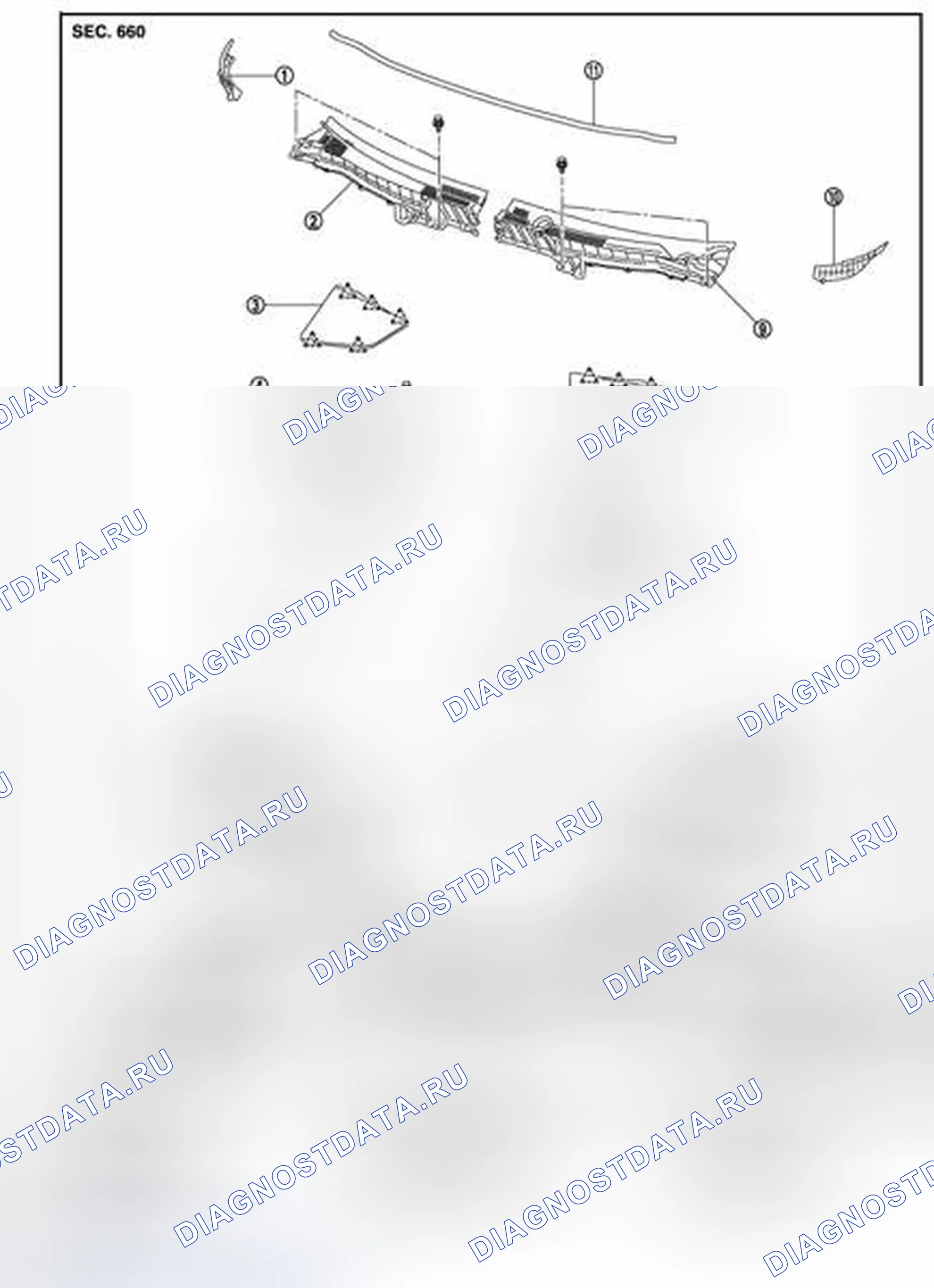 Рис. 21: Разнесенный вид. Infiniti FX35 II