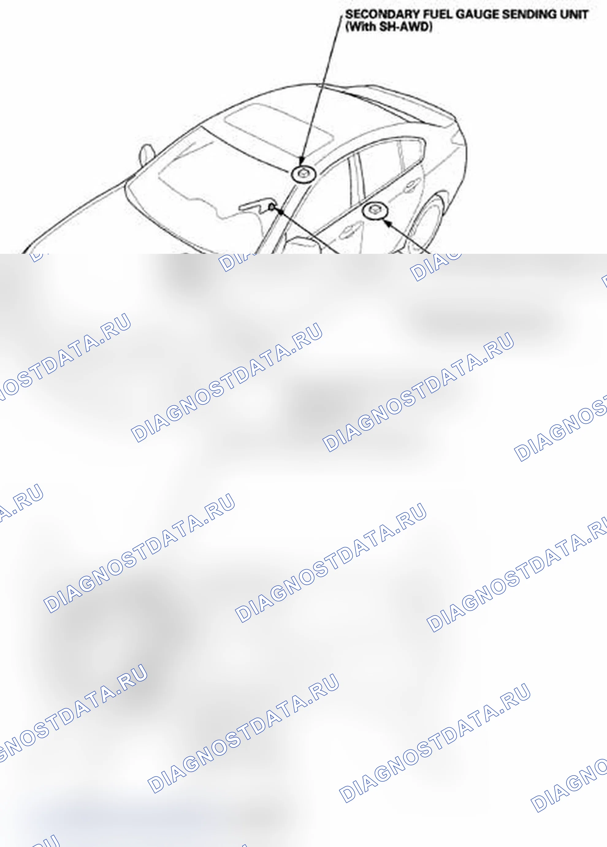 Рис. 1: Указатель расположения компонентов. Acura TL IV рестайлинг