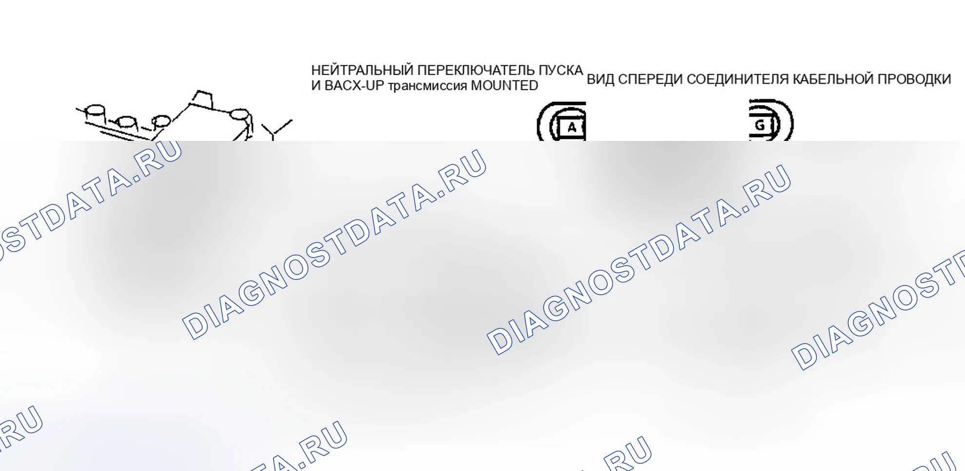 Рис. 197: ДИАГРАММА C-1A. ПЕРЕКЛЮЧАТЕЛЬ «PARK/NEUTRAL»(СТОЯНКА/НЕЙТРАЛЬ) 1,6L центральный впрыск топлива T кузов. GMC Cab & Chassis K3500 