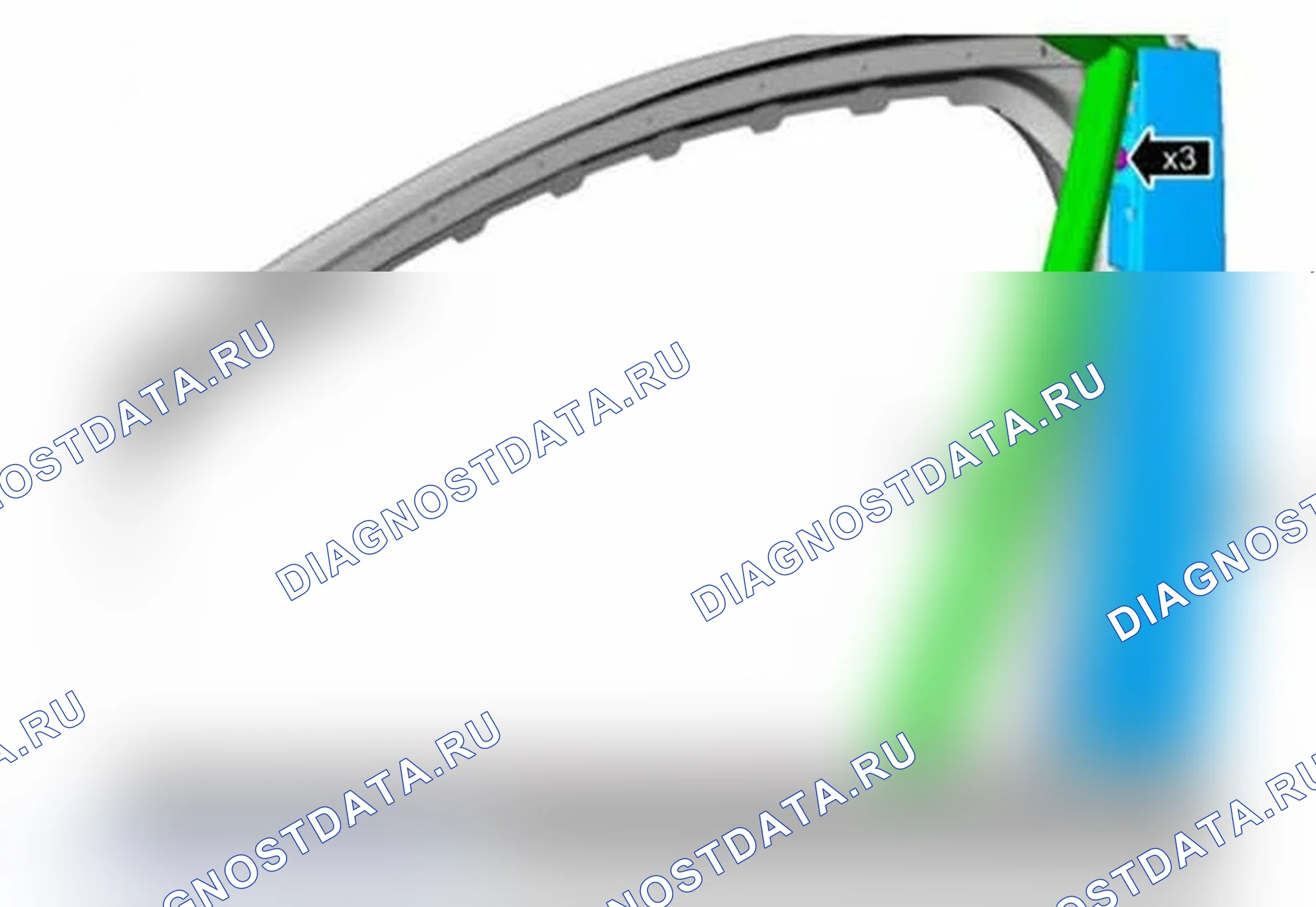 Рис. 5: Демонтаж. Ford Focus III
