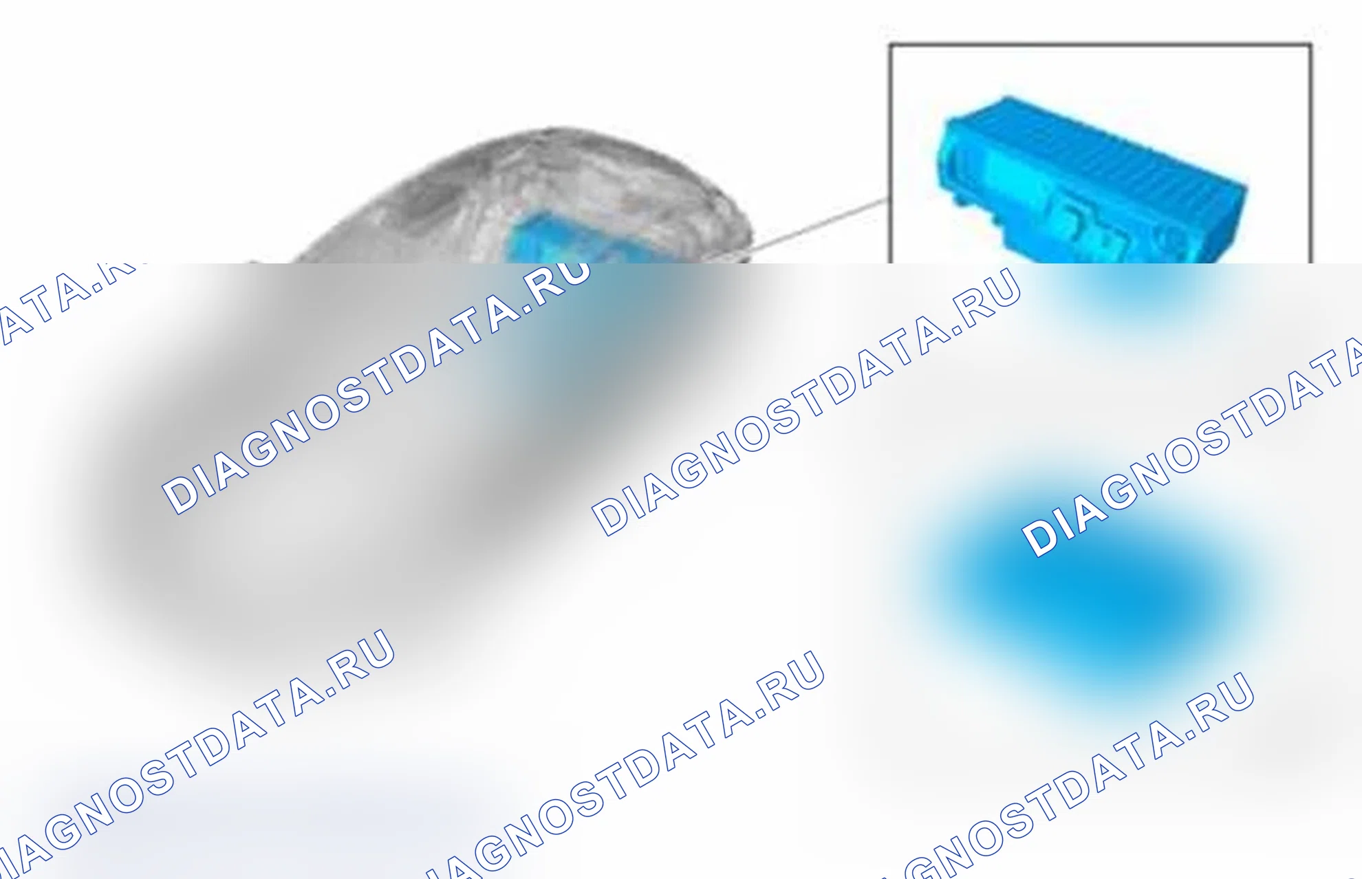 Рис. 4: Высоковольтная батарея, монтаж и кабели - расположение компонентов. Ford Focus III