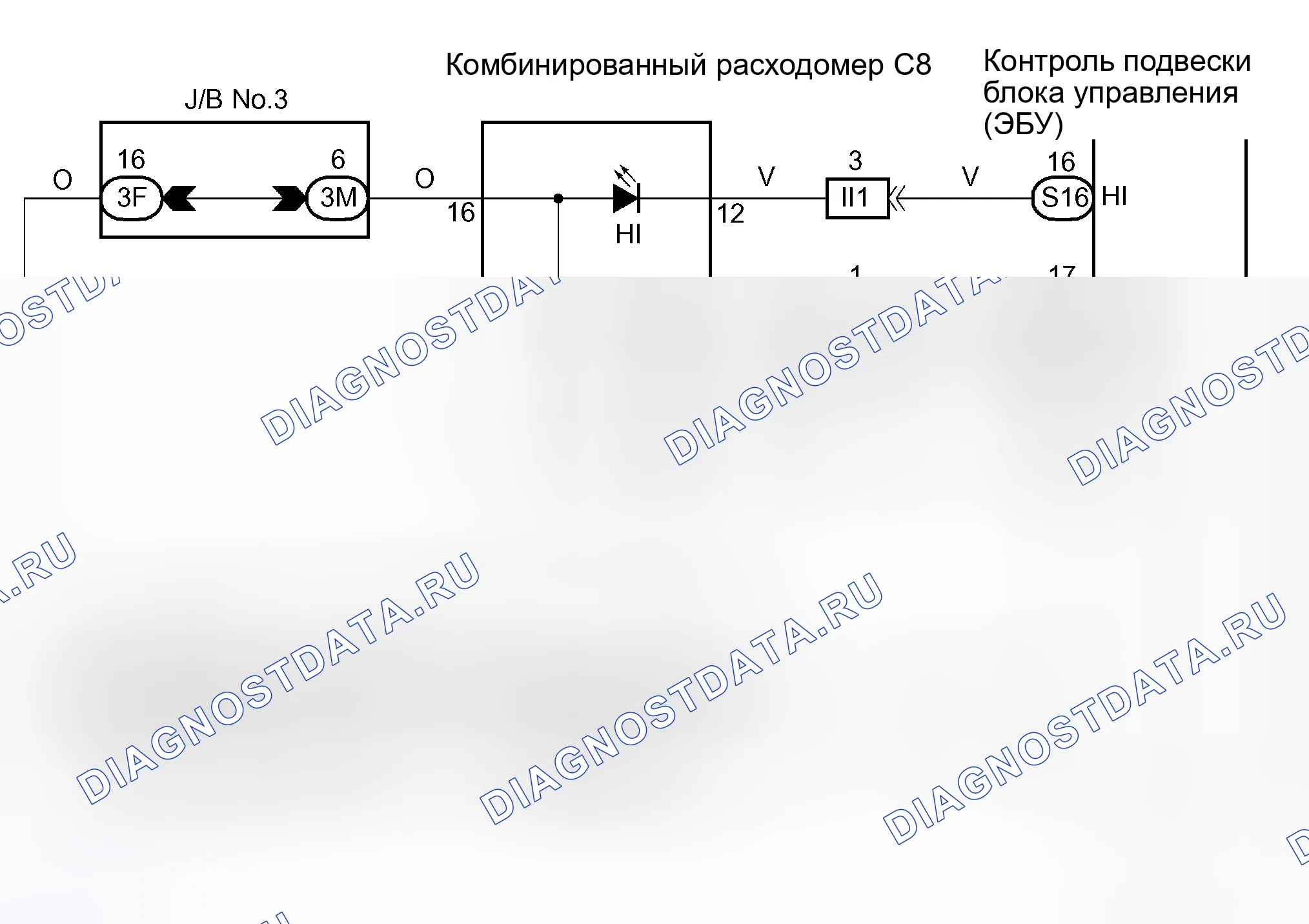 Рис. 158: электросхема. Honda Accord VIII рестайлинг