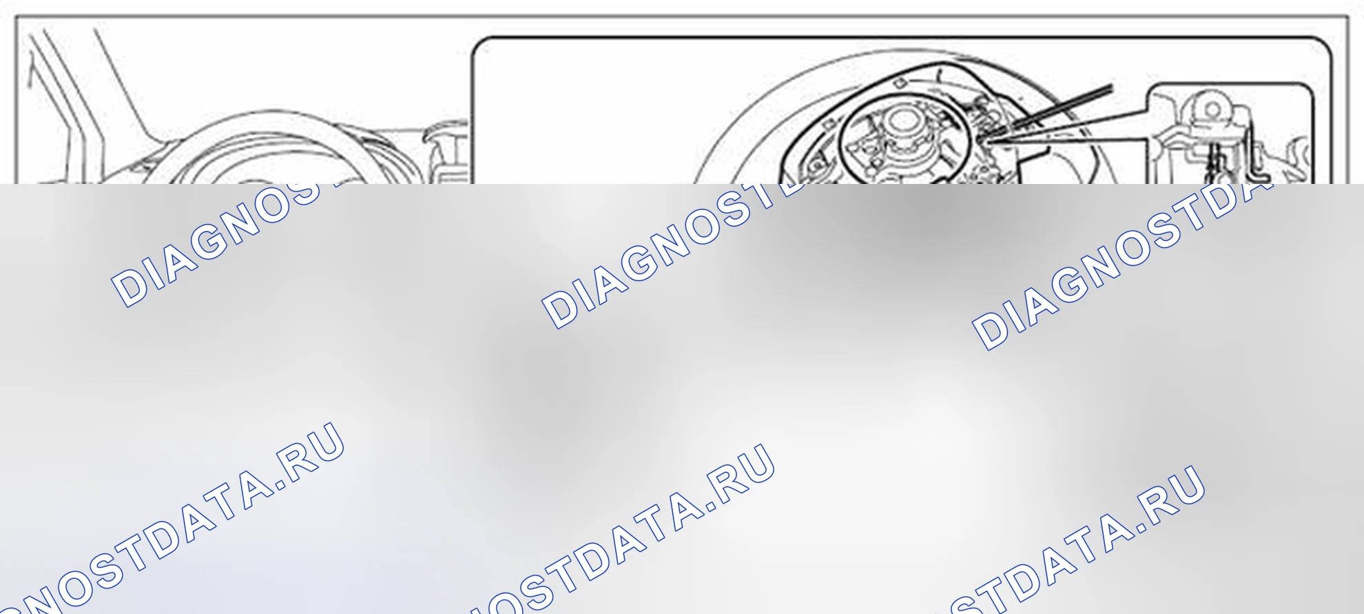 Рис. 45: МОДУЛЬ ПОДУШКИ БЕЗОПАСНОСТИ ВОДИТЕЛЯ. Subaru Forester SJ