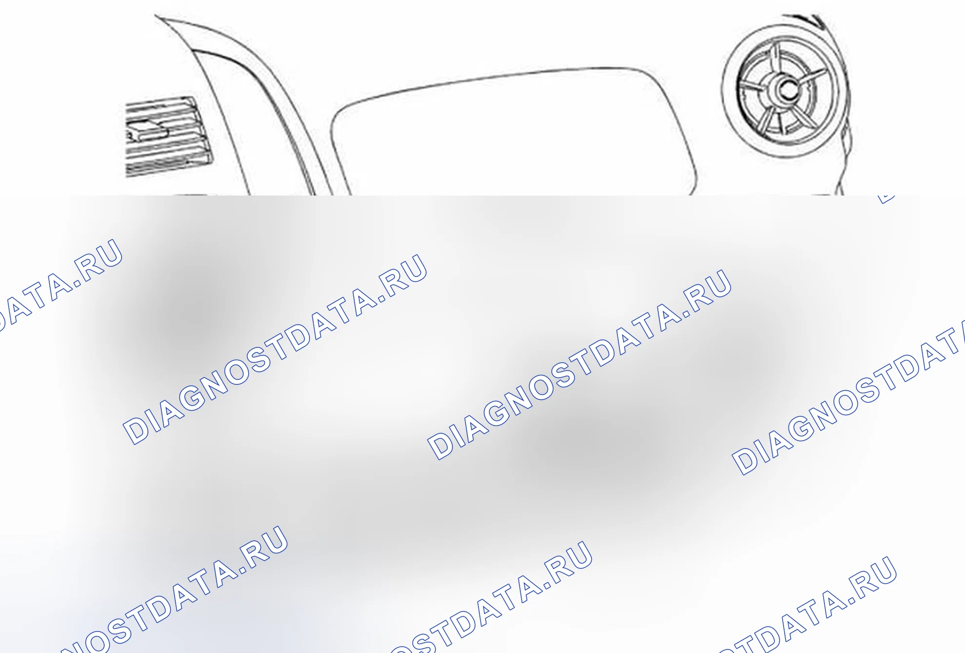 Рис. 71: Замена дверного демпфера отсека приборной панели. Chevrolet Sonic I
