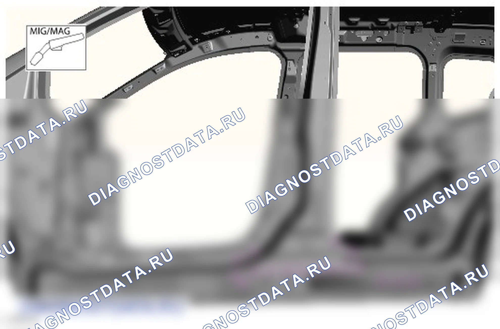 Как снять и установить внутреннее усиление панели нижней обвязки. Ford Tourneo Courier I
