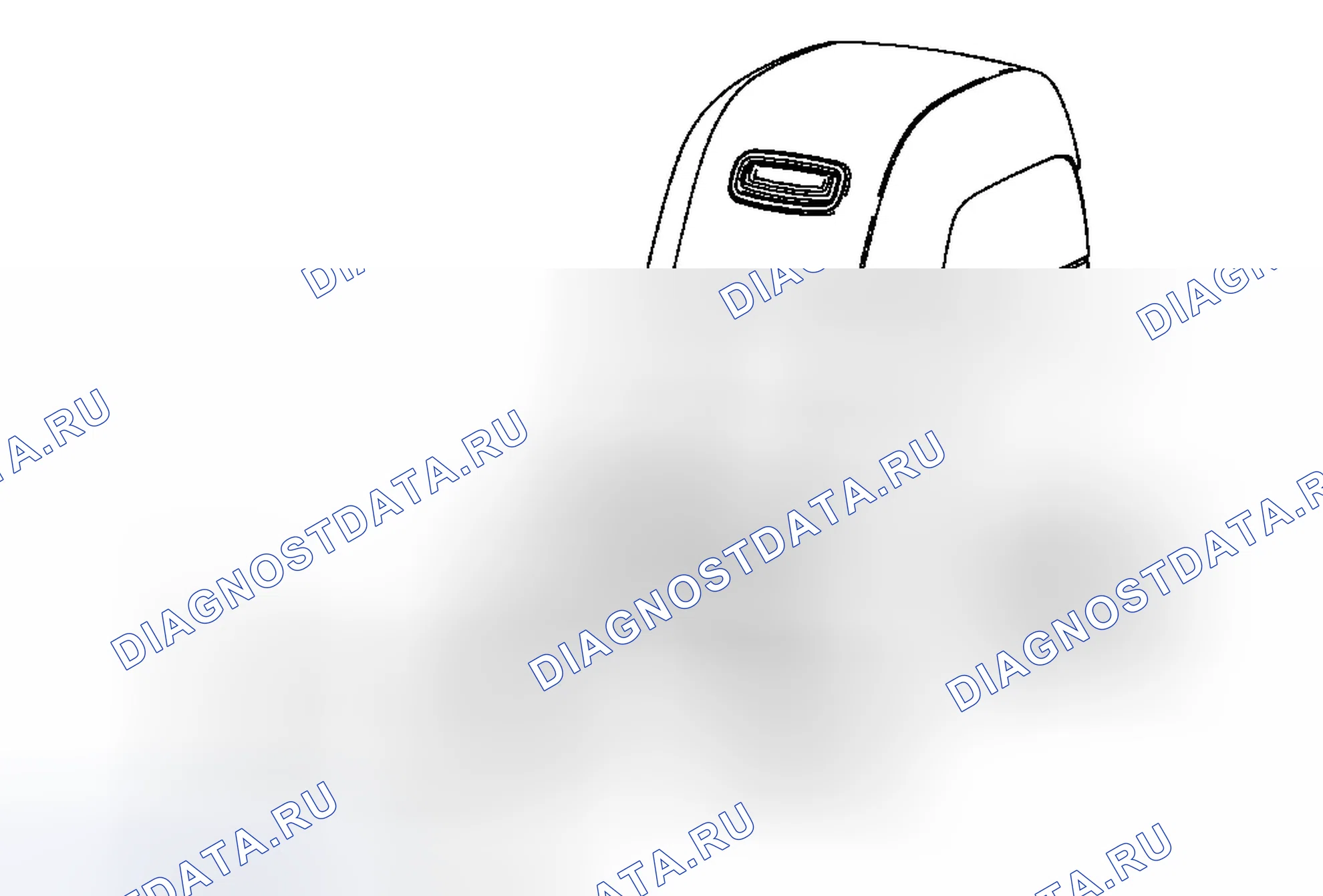 Рис. 203: Замена передней обрезной панели консоли заднего этажа. Chevrolet Traverse I