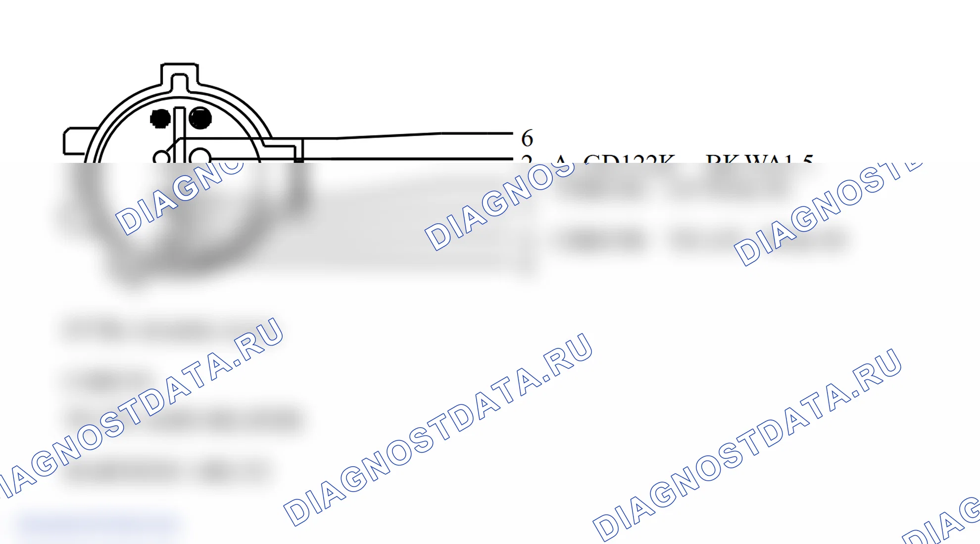 Распиновка разъёма Relay. Ford Transit VI