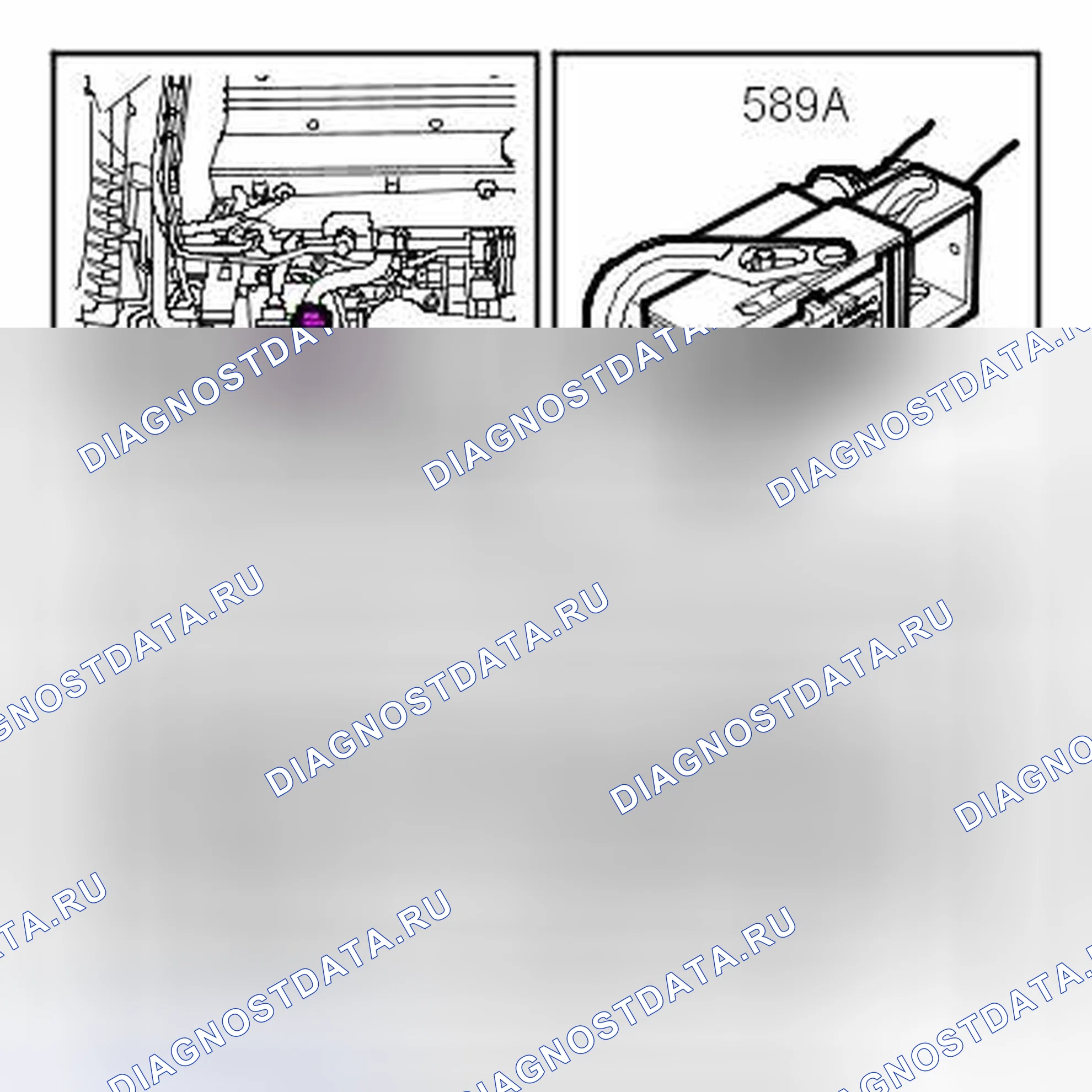 Рис. 184: Модуль управления, Trionic, B207, переключатель A (xtigx1) 589A. Saab 9-3 II