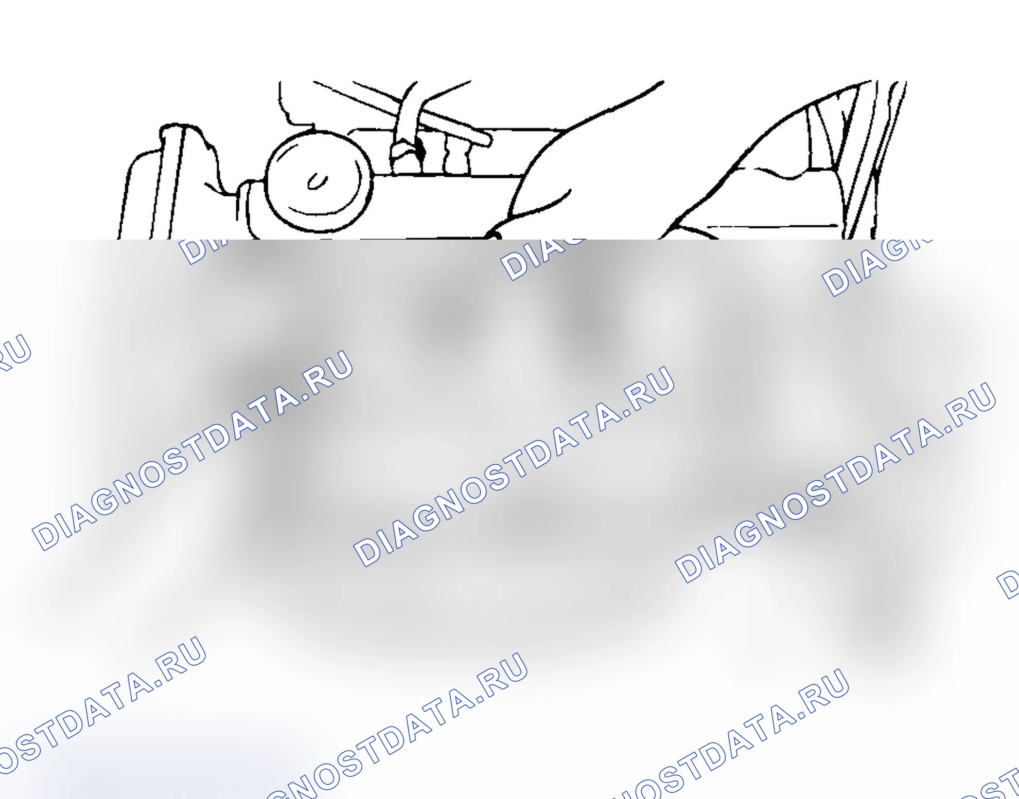 Рис. 383: ПРОВЕРКА ДАВЛЕНИЯ СЖАТИЯ. Hyundai Santa Fe II