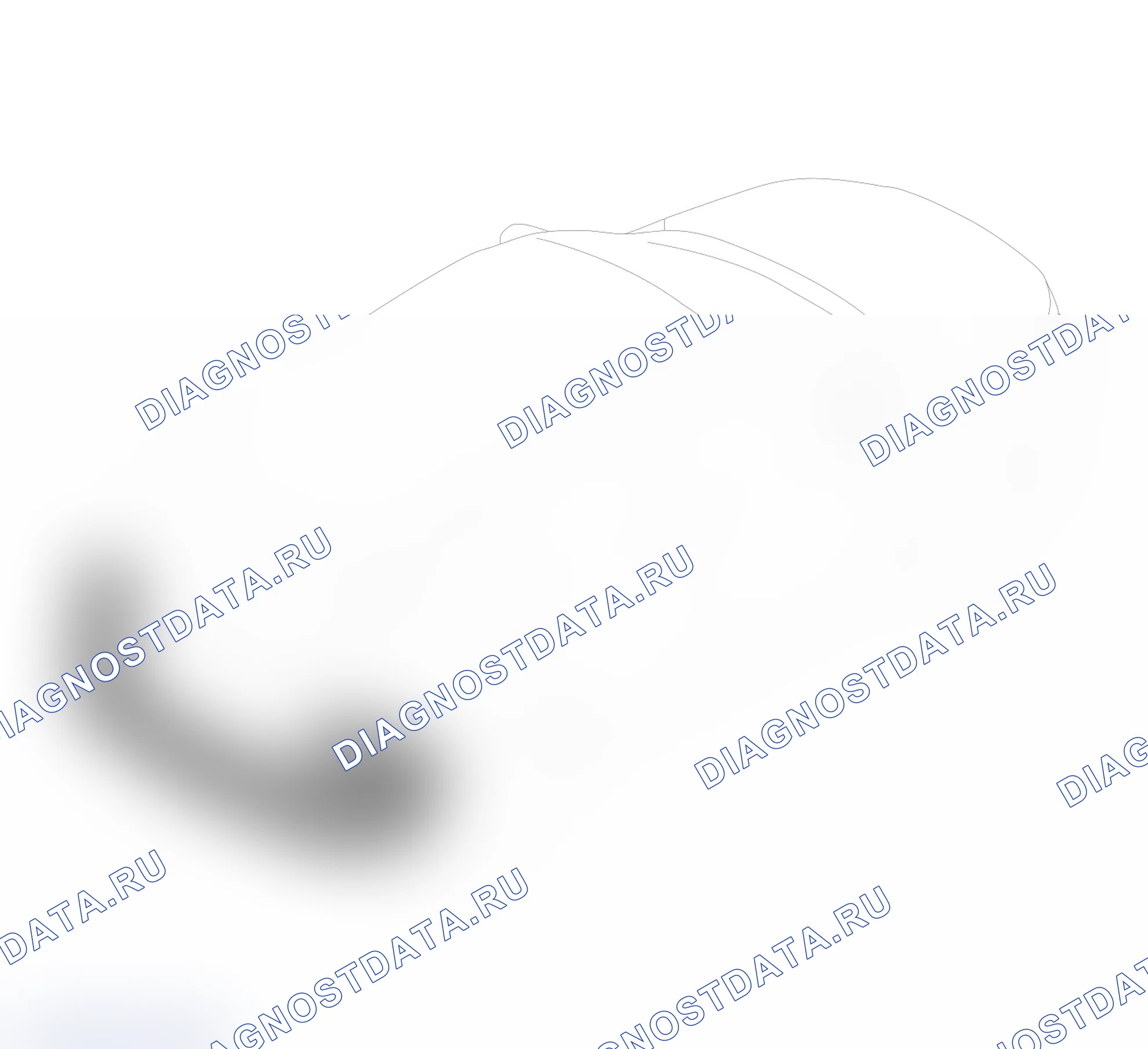 Схема расположения заднего бампера — Haval M6. Haval M6 I