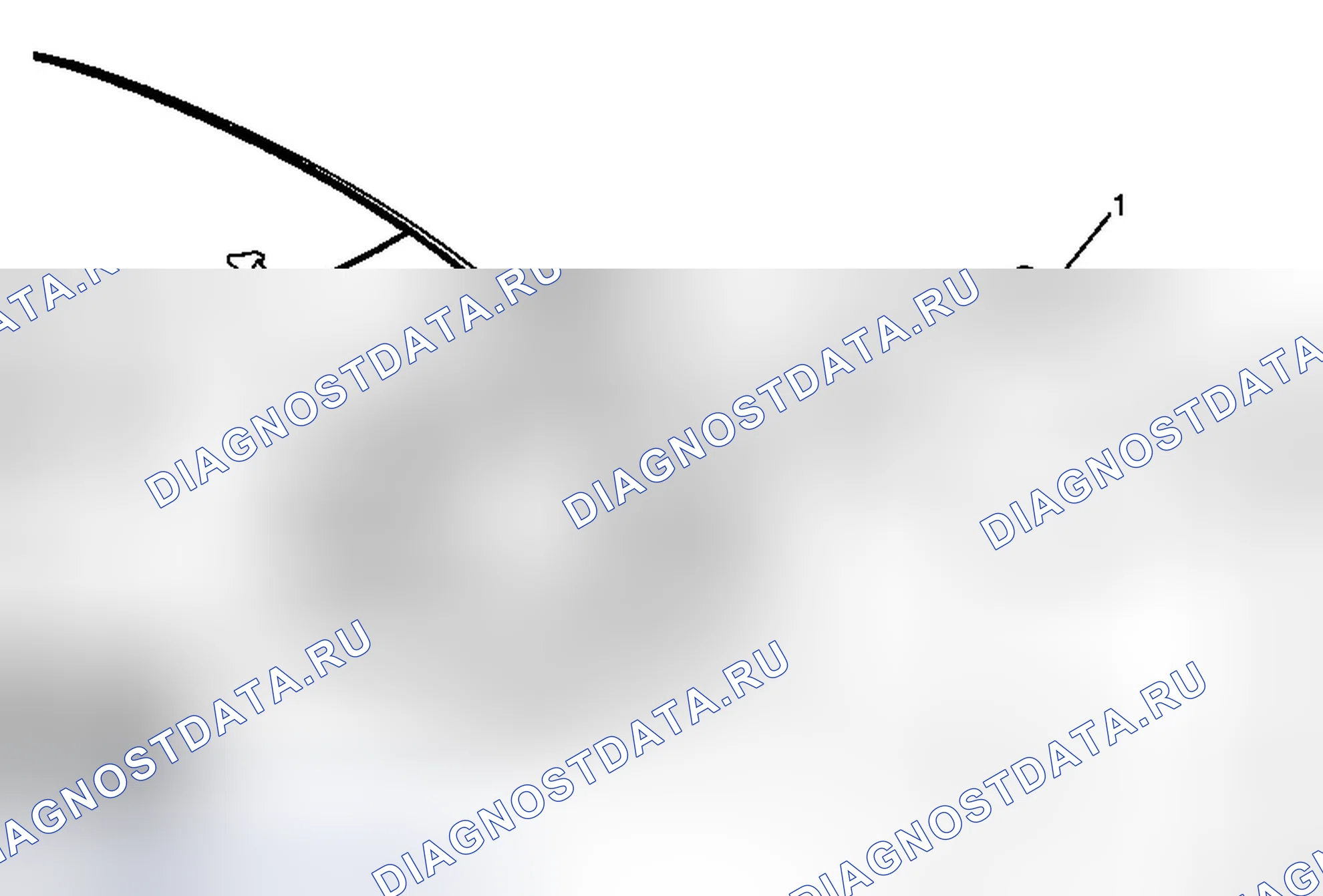 Рис. 3: Замена ковра панели пола заднего отсека (без HP6). Buick LaCrosse II рестайлинг