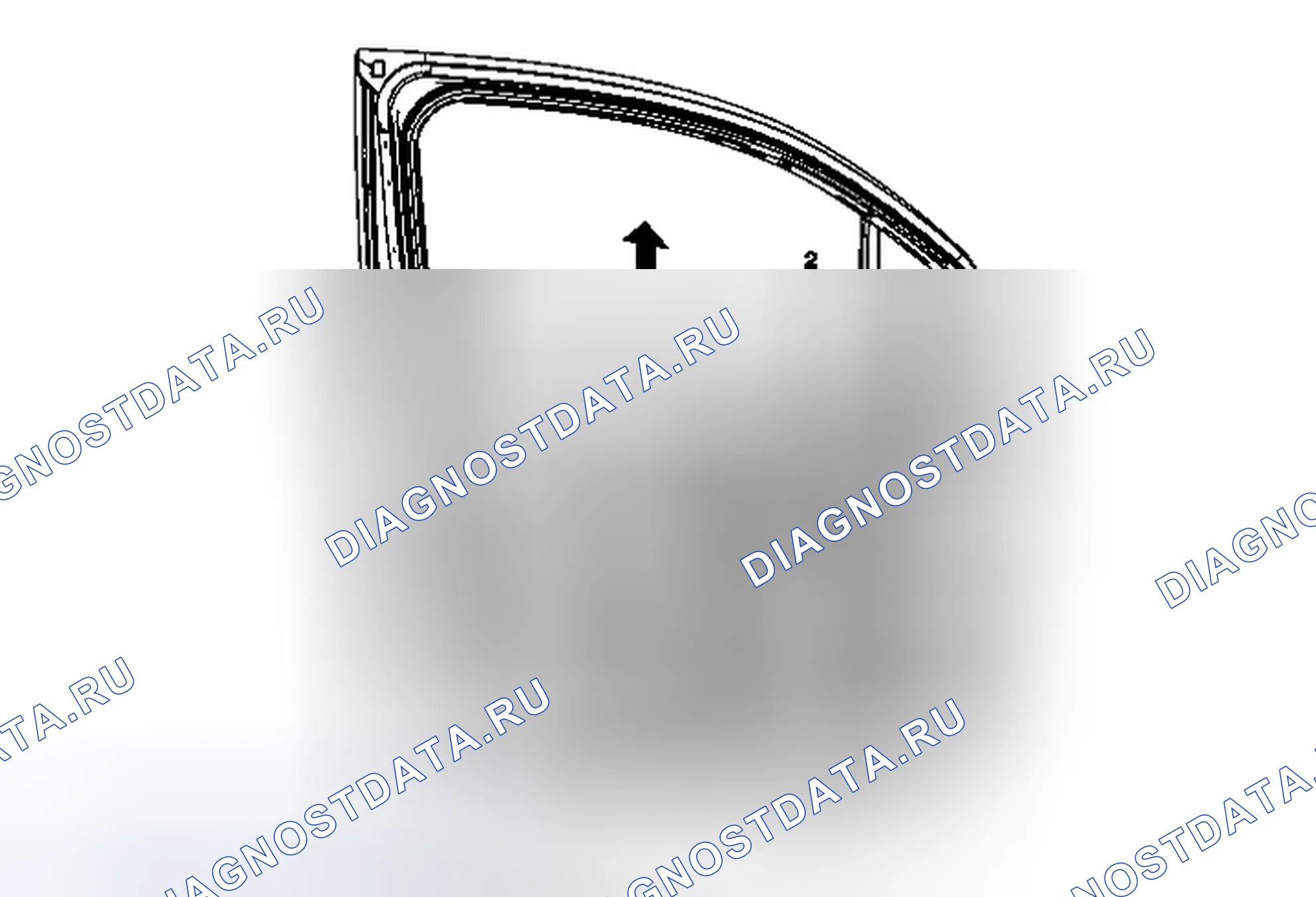 Рис. 4: Замена окна передней двери. Chevrolet Spark M300