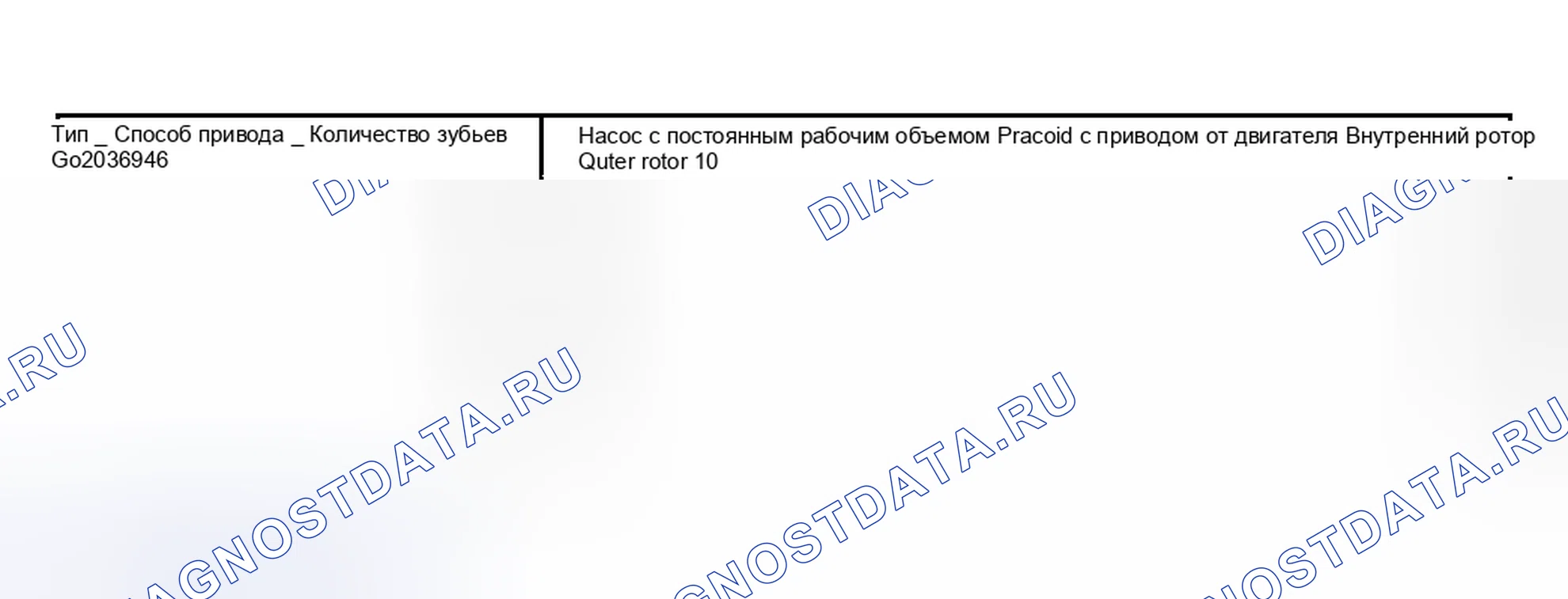 Рис. 99: Технические характеристики масляного насоса. Subaru Outback BH