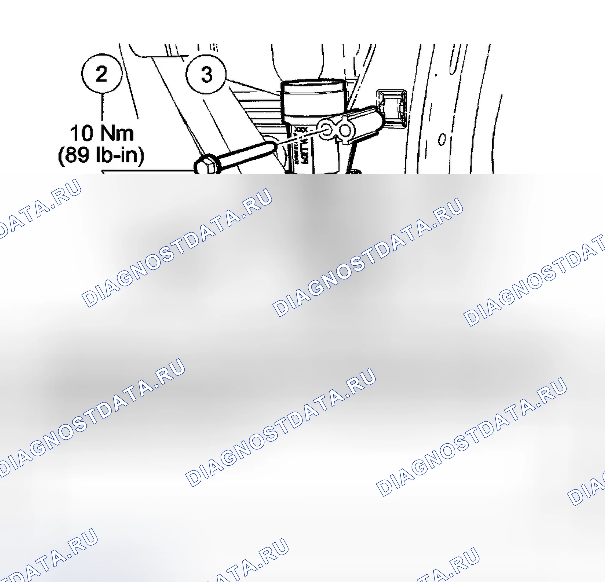 Рис. 178: Инерционный выключатель подачи топлива (IFS). Ford Pickup F350 Super Duty 