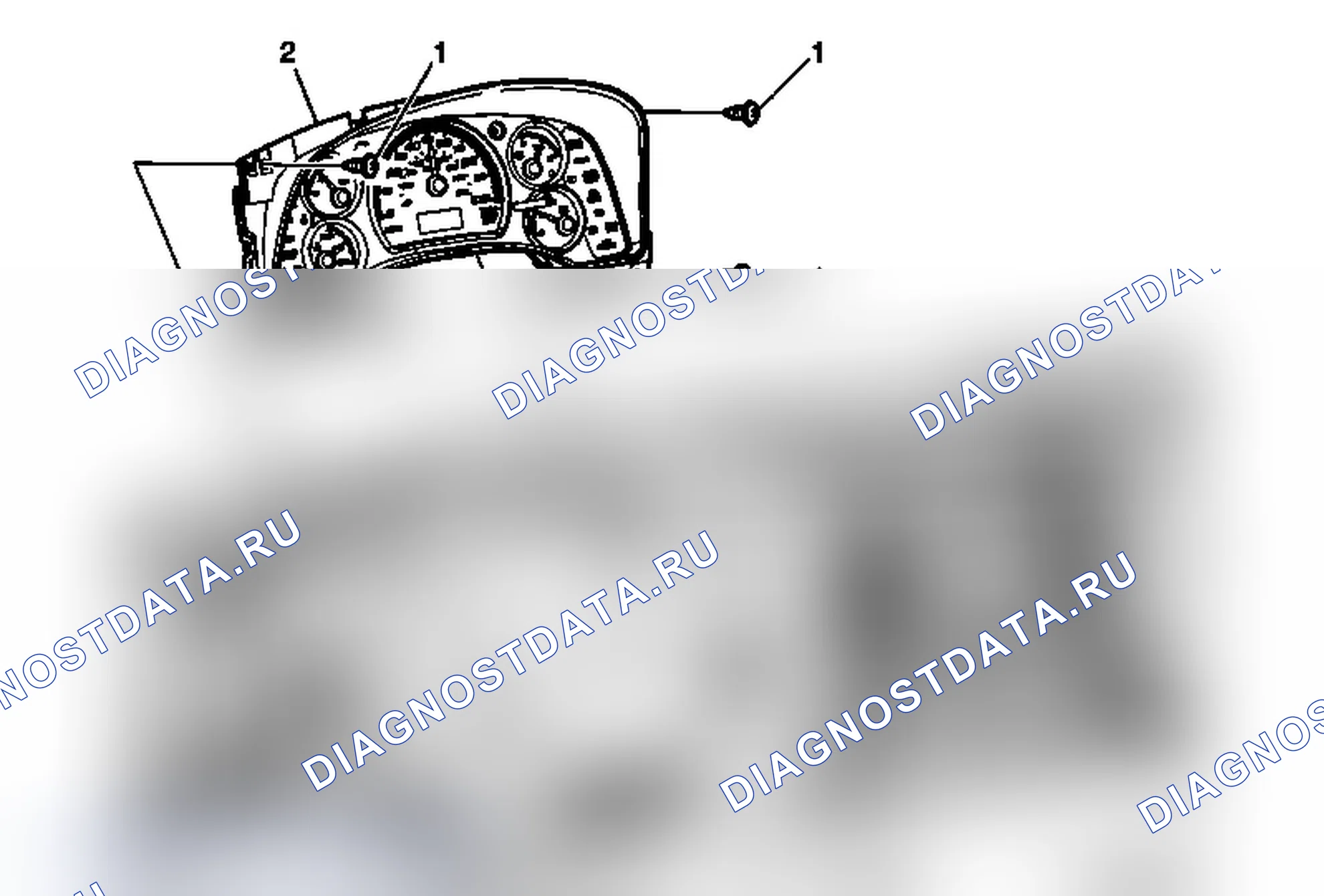 Рис. 10: Замена приборной панели. Chevrolet Express G1500 