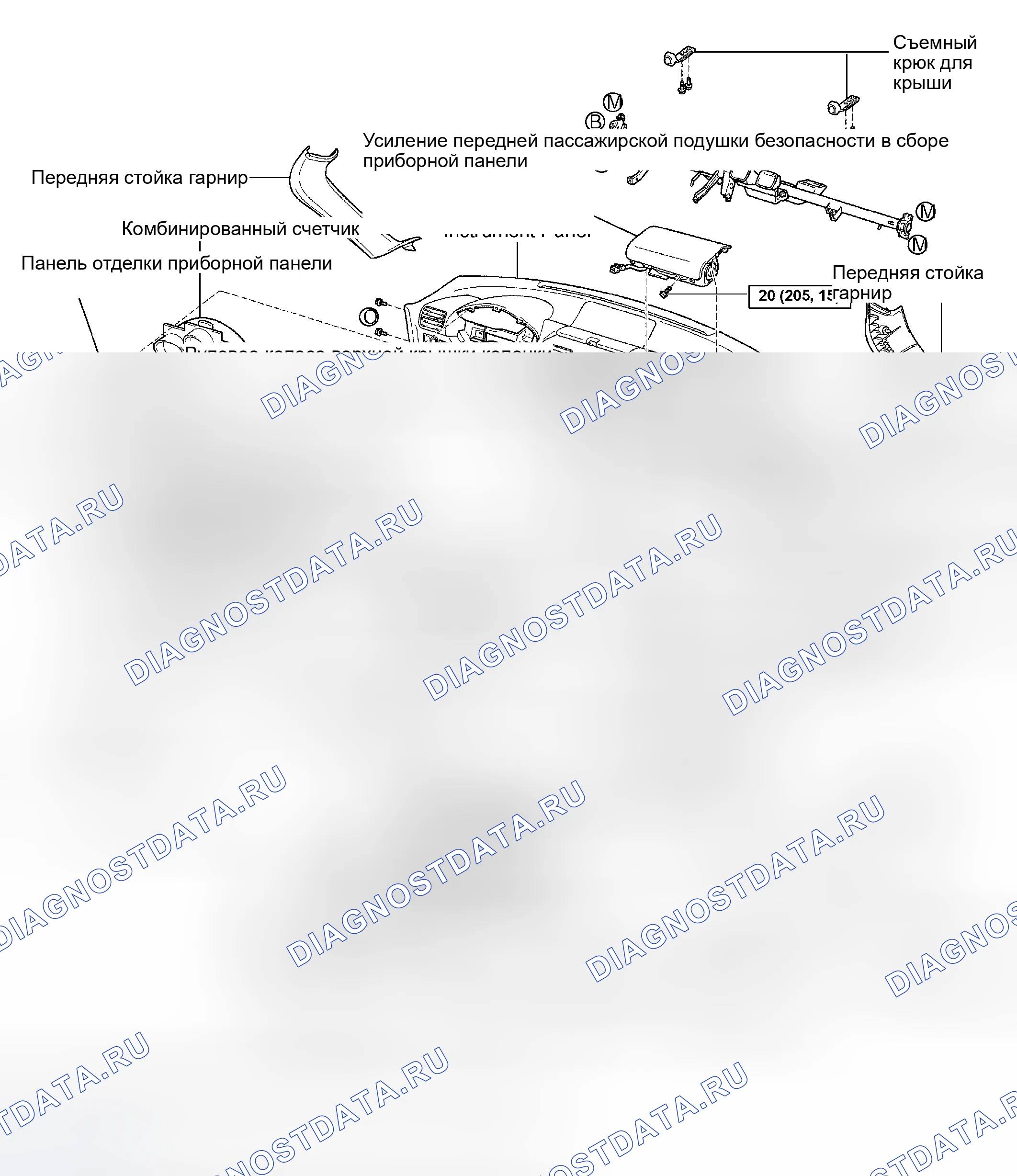 Рис. 24: КОМПОНЕНТЫ. Toyota MR2 W30