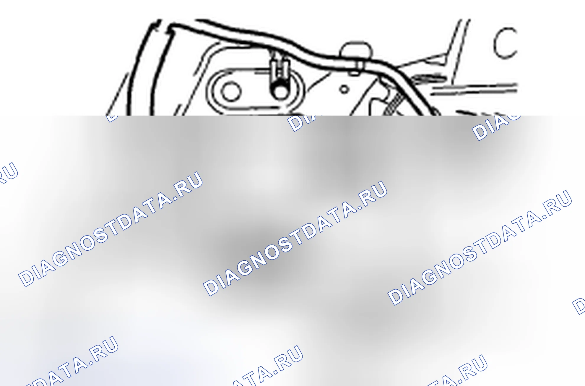 Рис. 56: ДЕМОНТАЖ. Subaru Tribeca WX рестайлинг