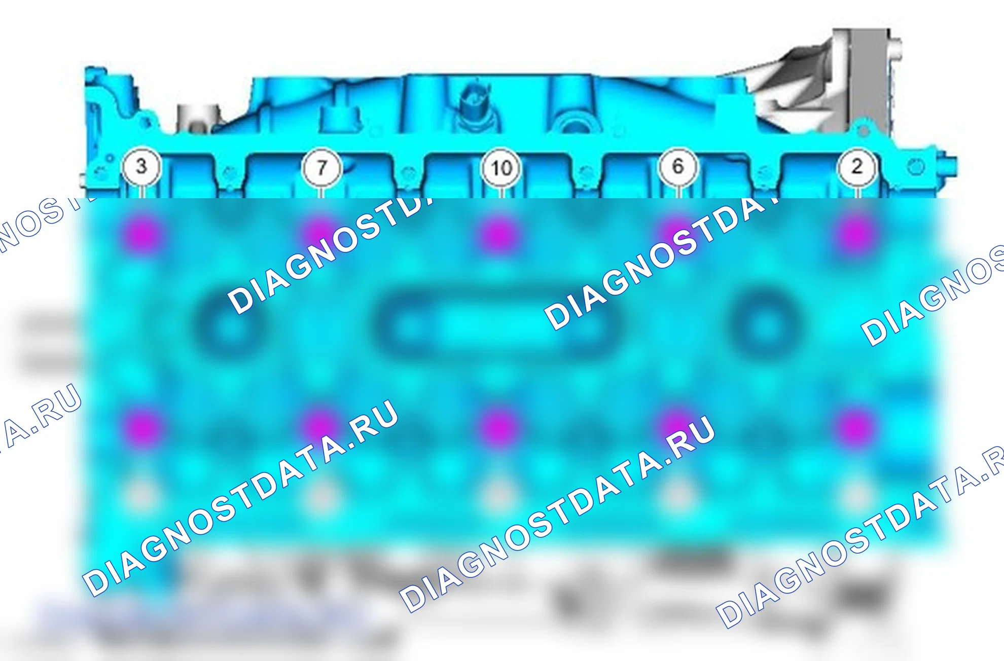 Разборка двигателя. Ford Galaxy III