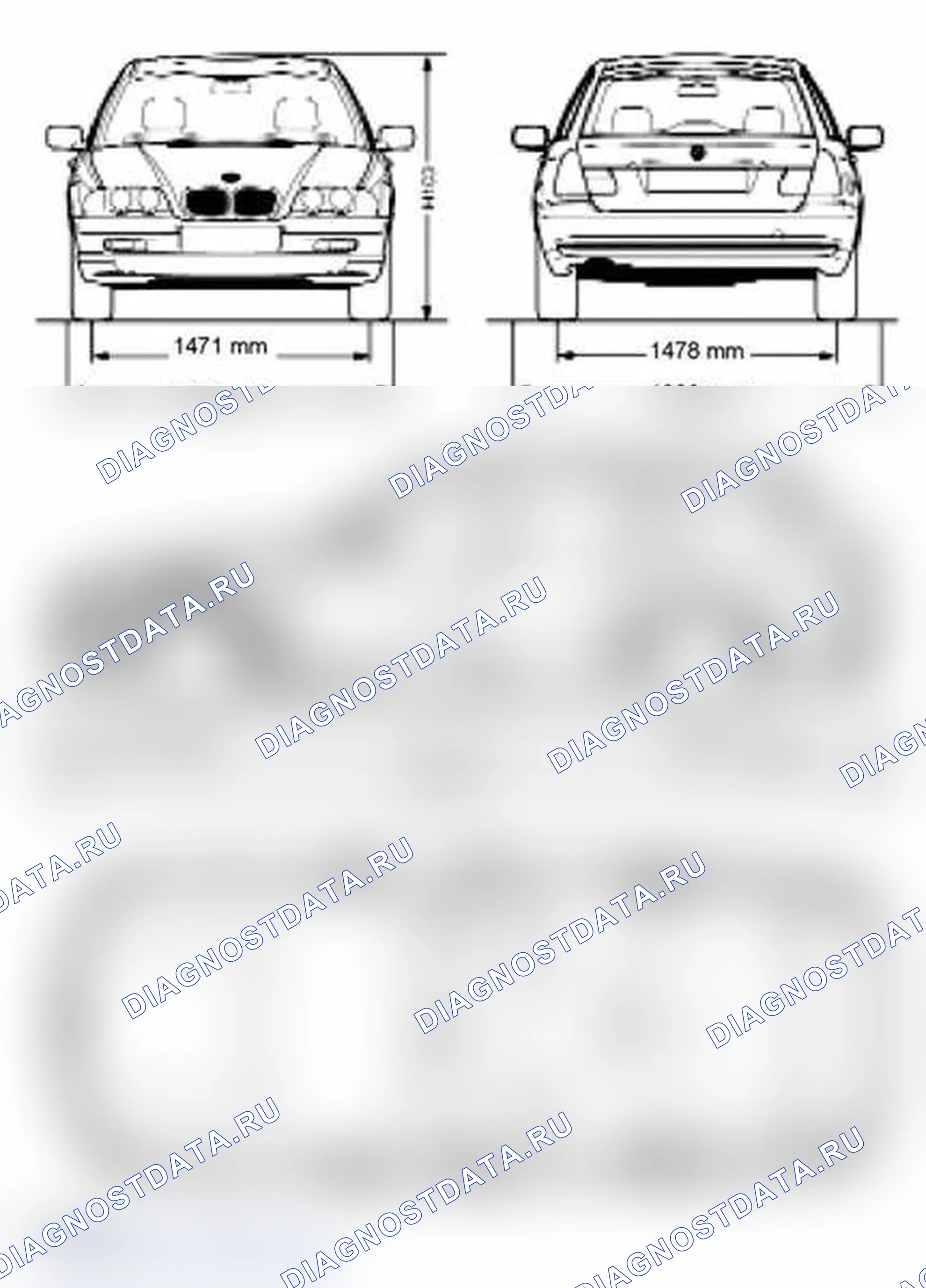 Рис. 97: Характеристики кузова. BMW M3 E46