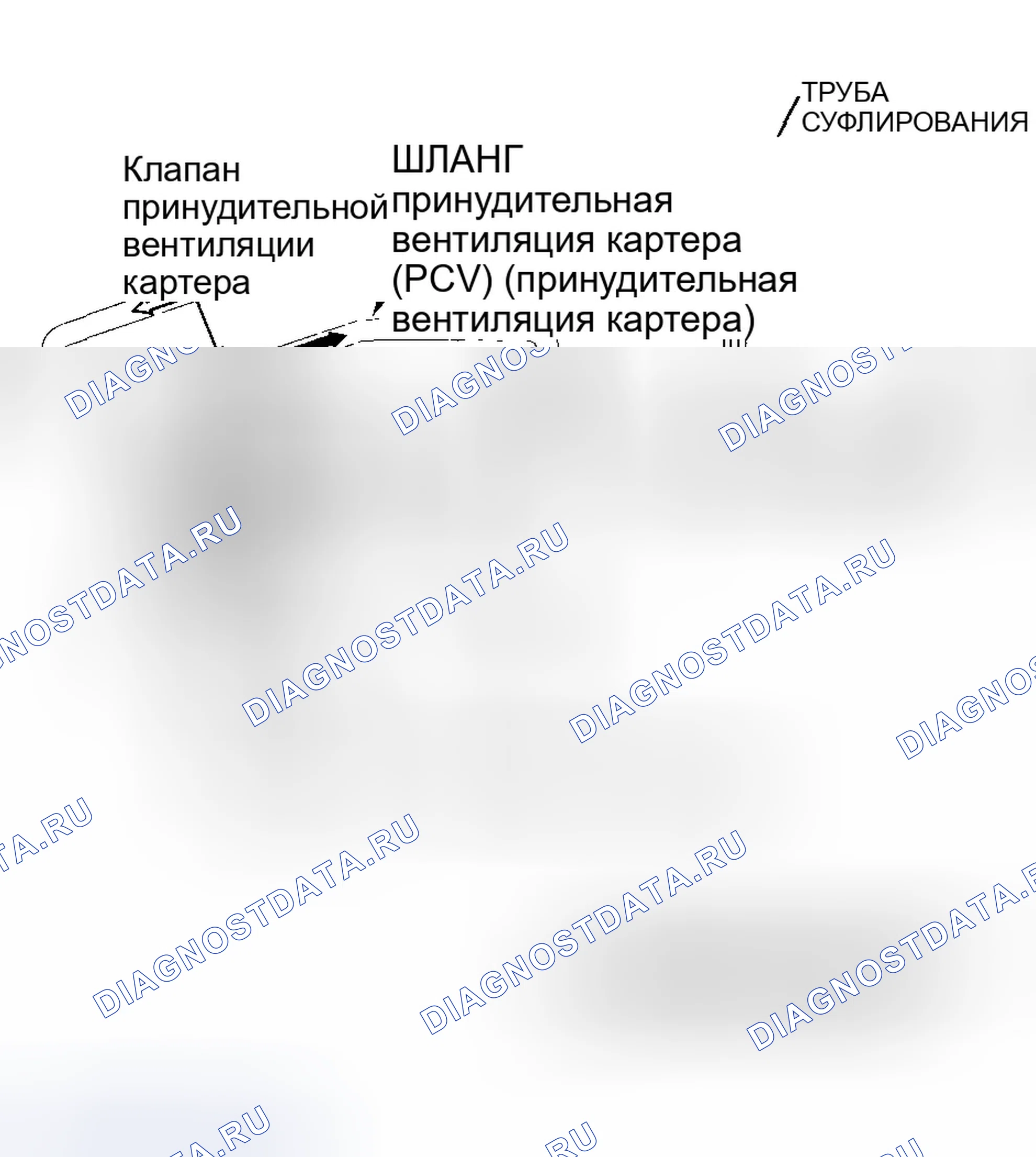 Рис. 26: Система принудительной вентиляции картера (принудительная вентиляция картера (PCV) (принудительная вентиляция картера)). Honda S2000 AP1